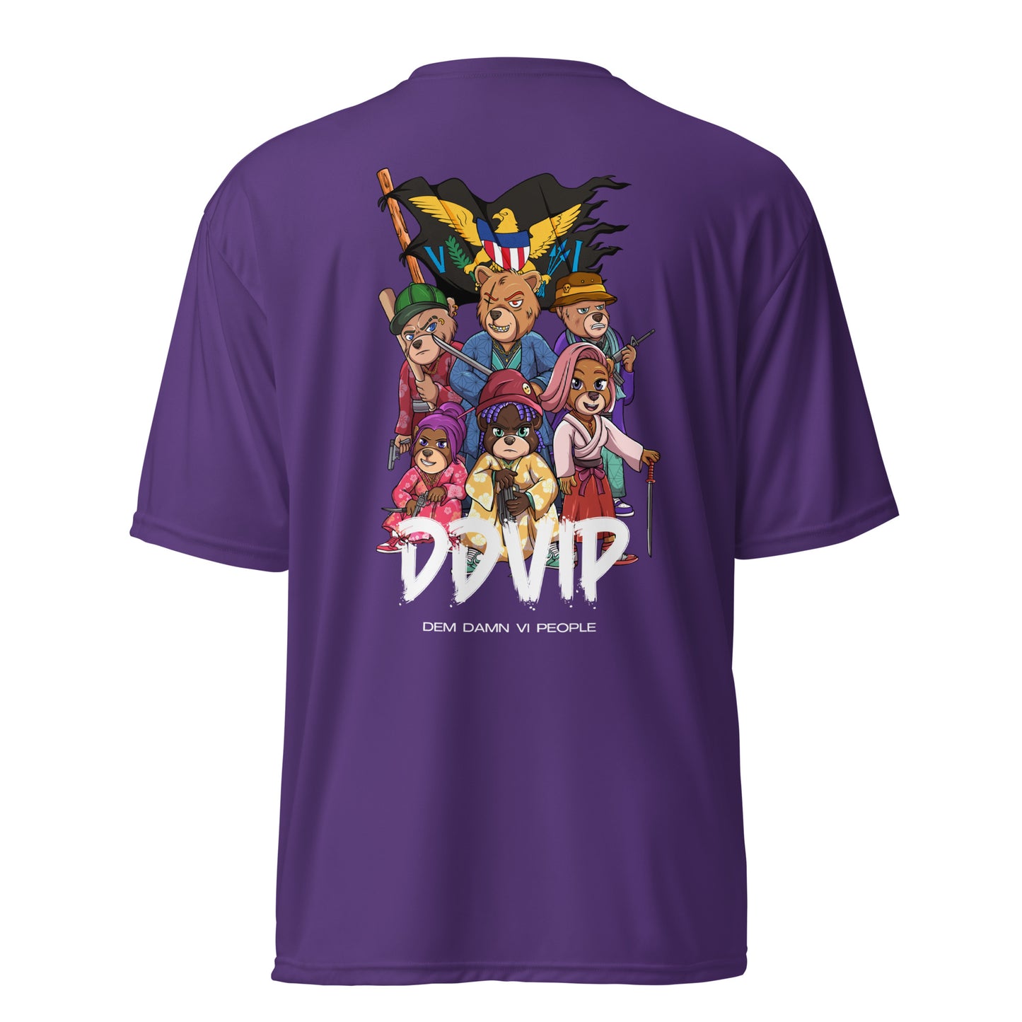DDVIP Unisex performance crew neck t-shirt