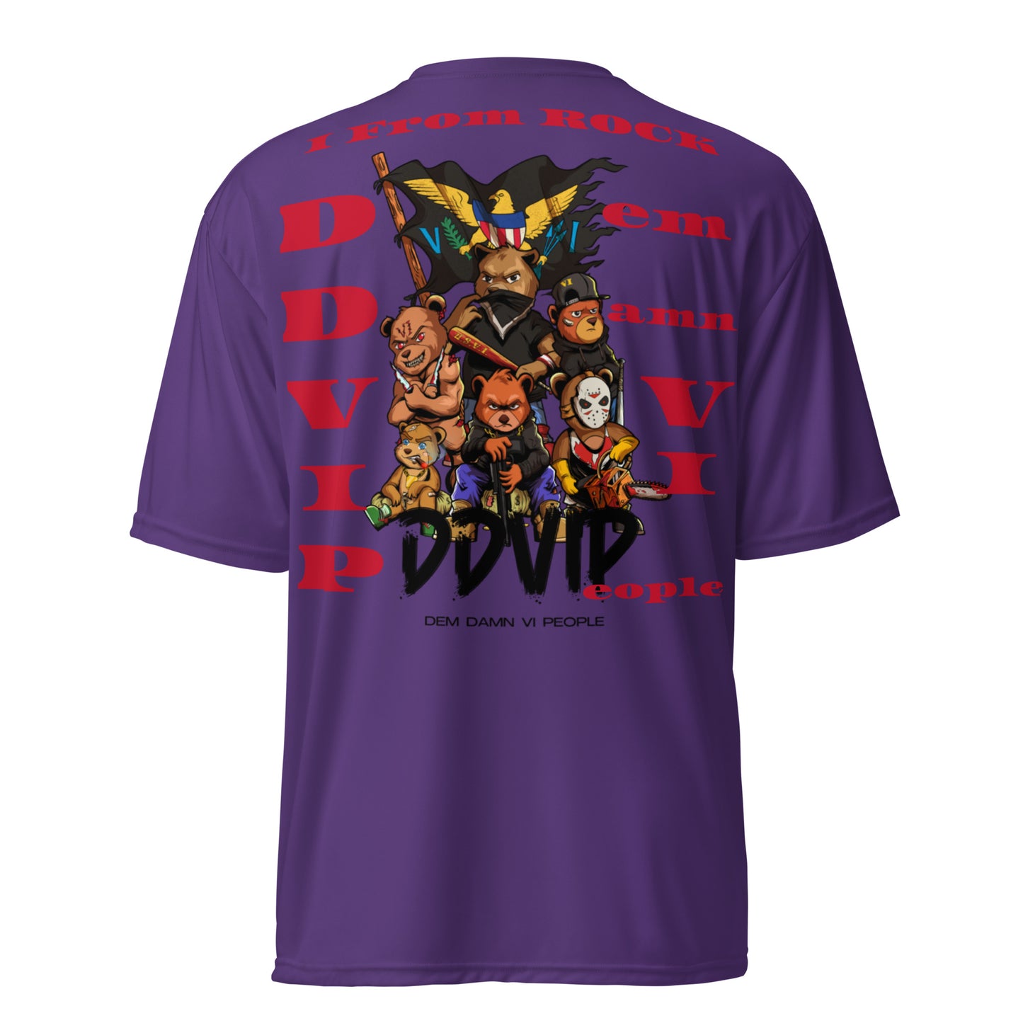 DDVIP Unisex performance crew neck t-shirt