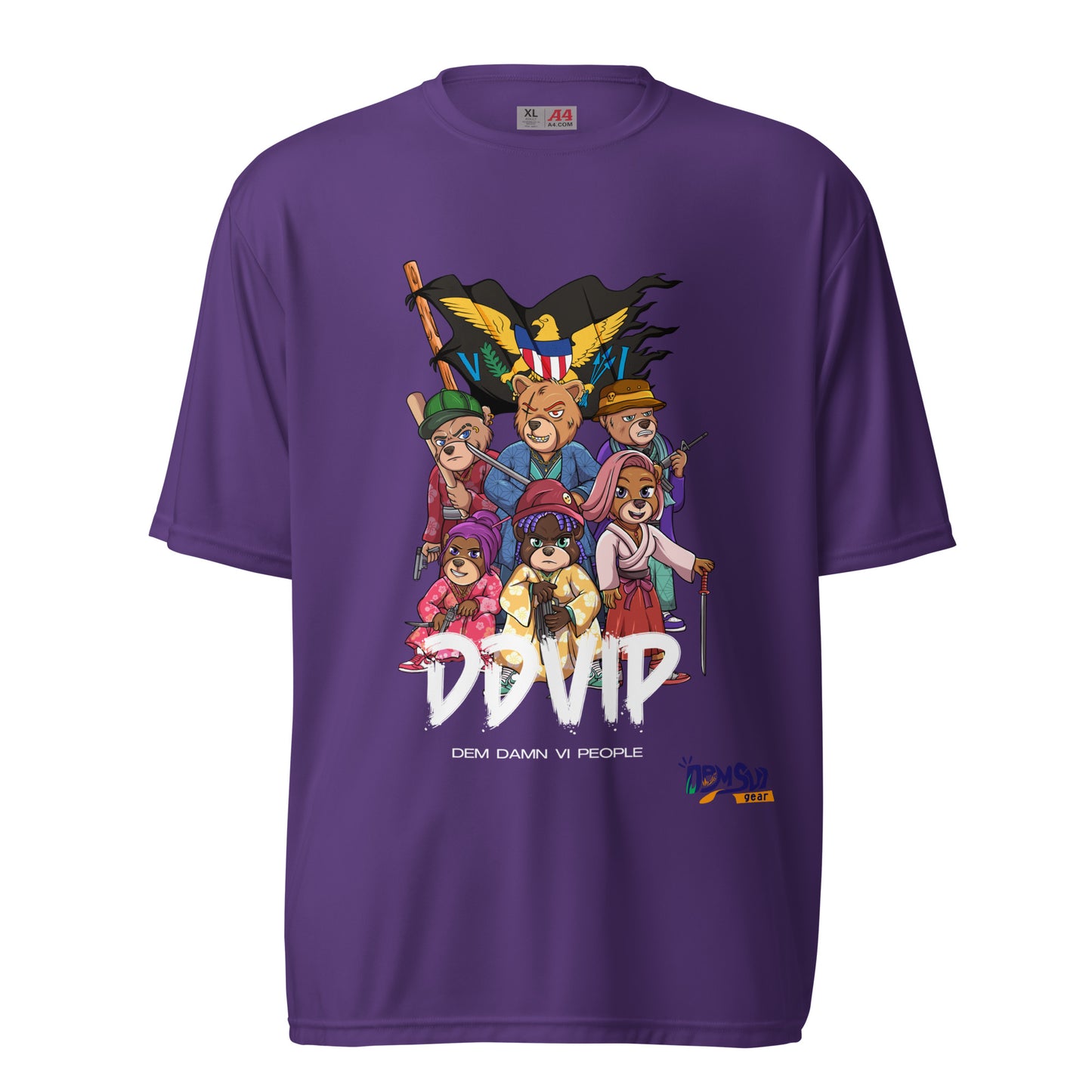 DDVIP Unisex performance crew neck t-shirt