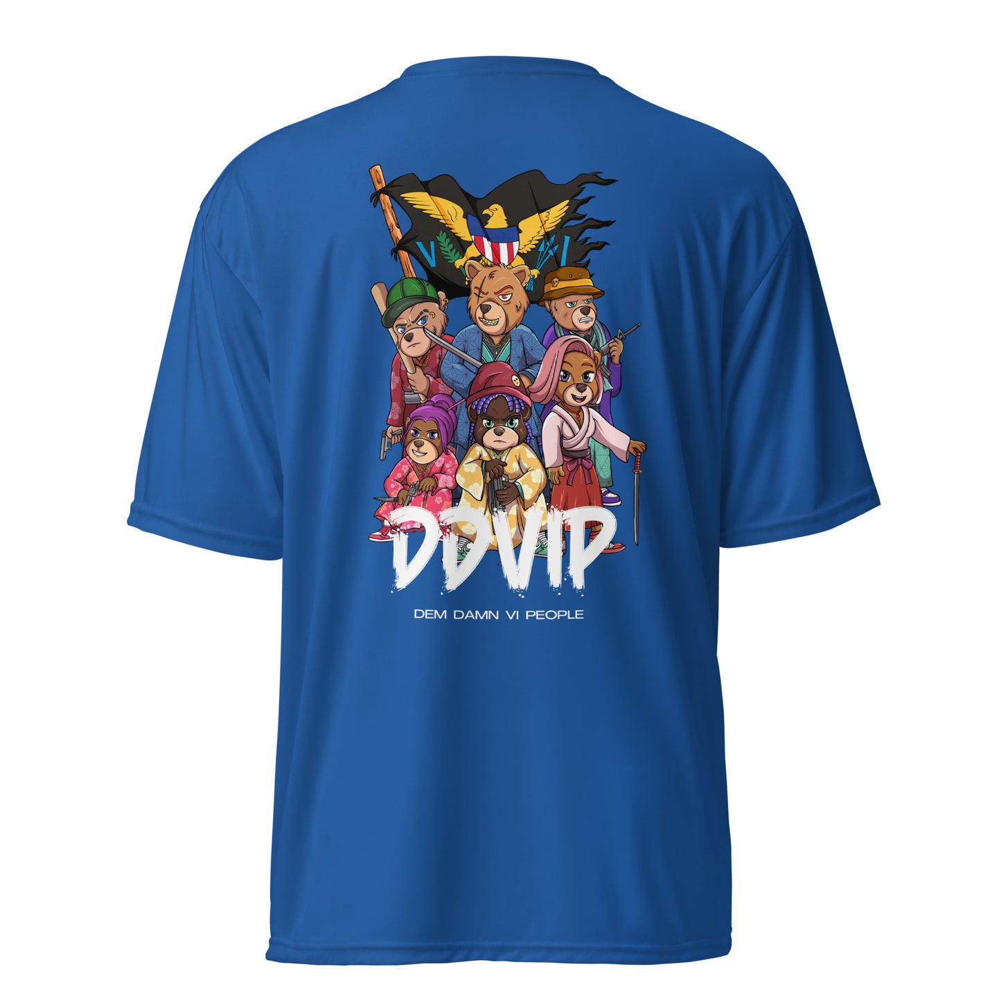 DDVIP Unisex performance crew neck t-shirt