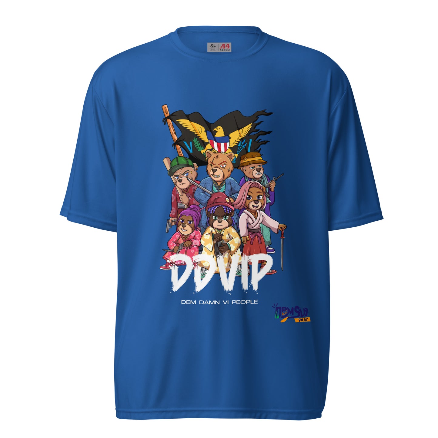 DDVIP Unisex performance crew neck t-shirt