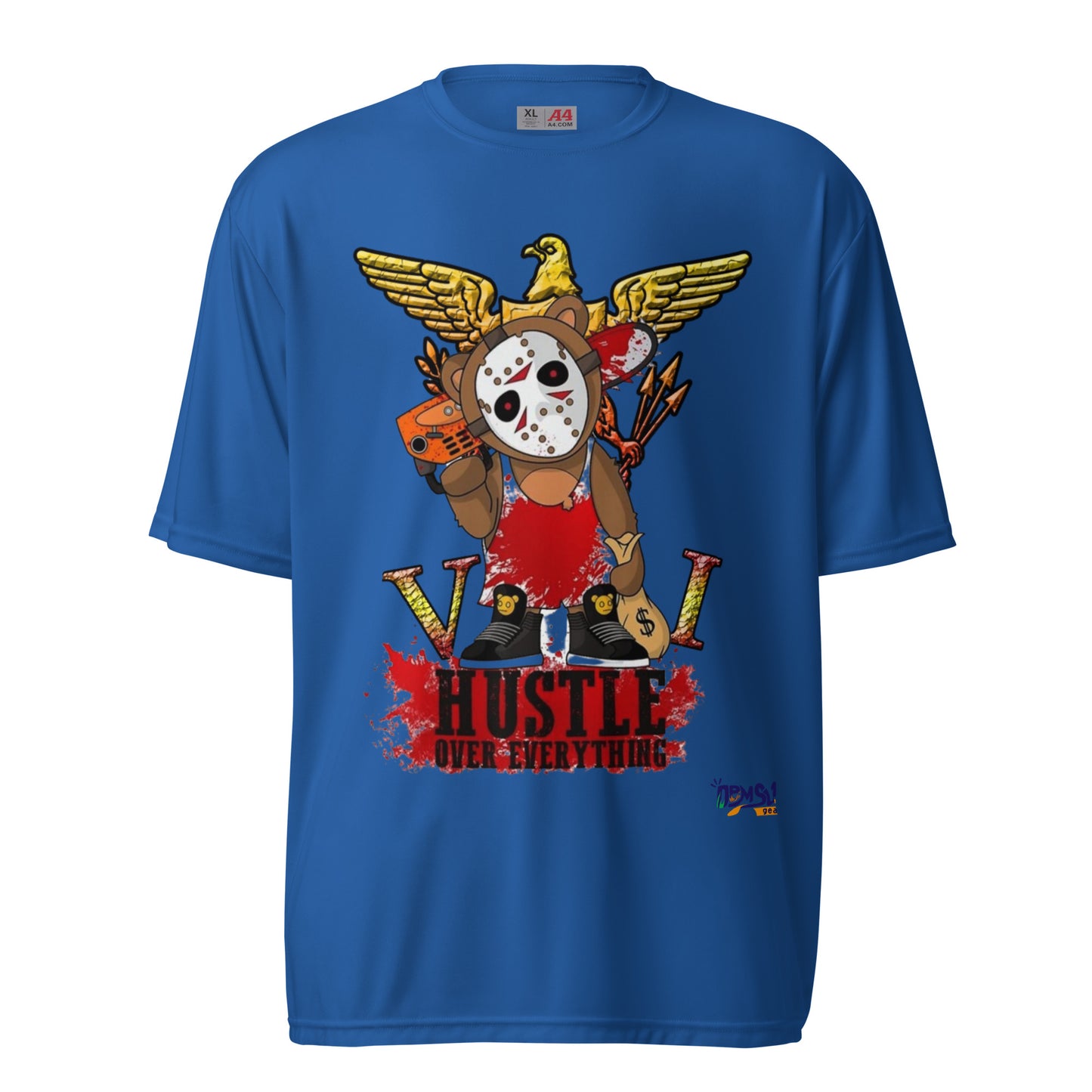 VI Hustle Unisex performance crew neck t-shirt