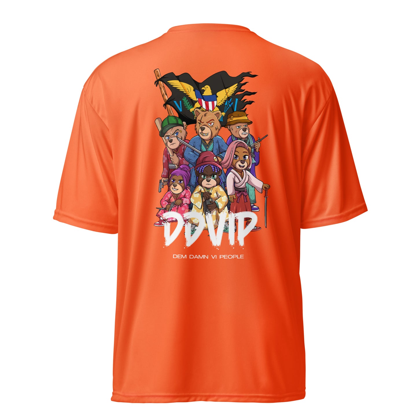 DDVIP Unisex performance crew neck t-shirt