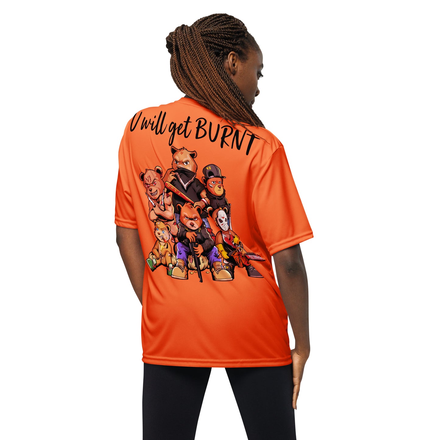 Play w fire Unisex performance crew neck t-shirt