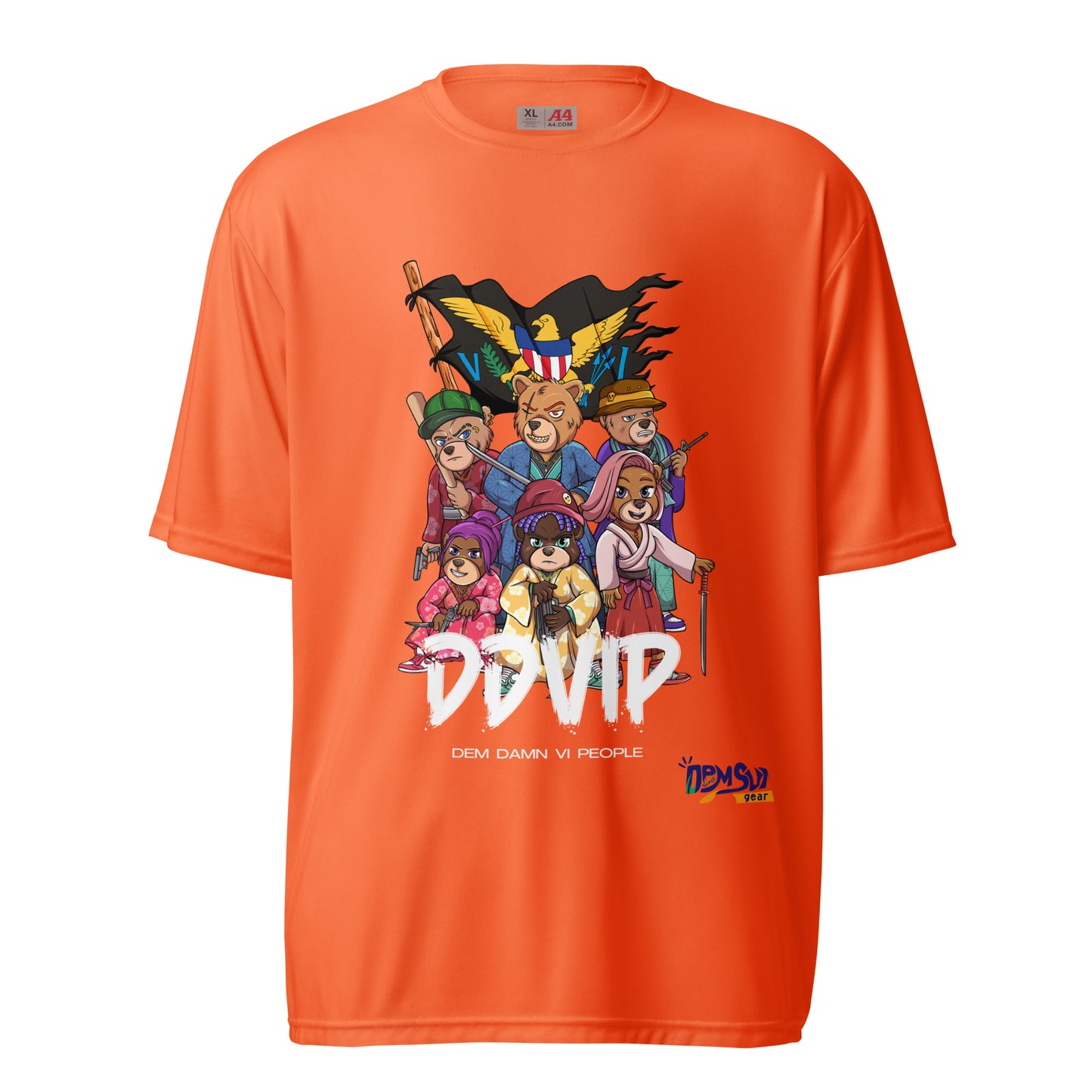 DDVIP Unisex performance crew neck t-shirt