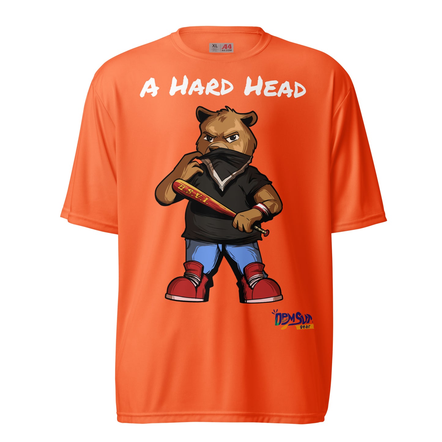 Hard Head Makes a Unisex performance crew neck t-shirt