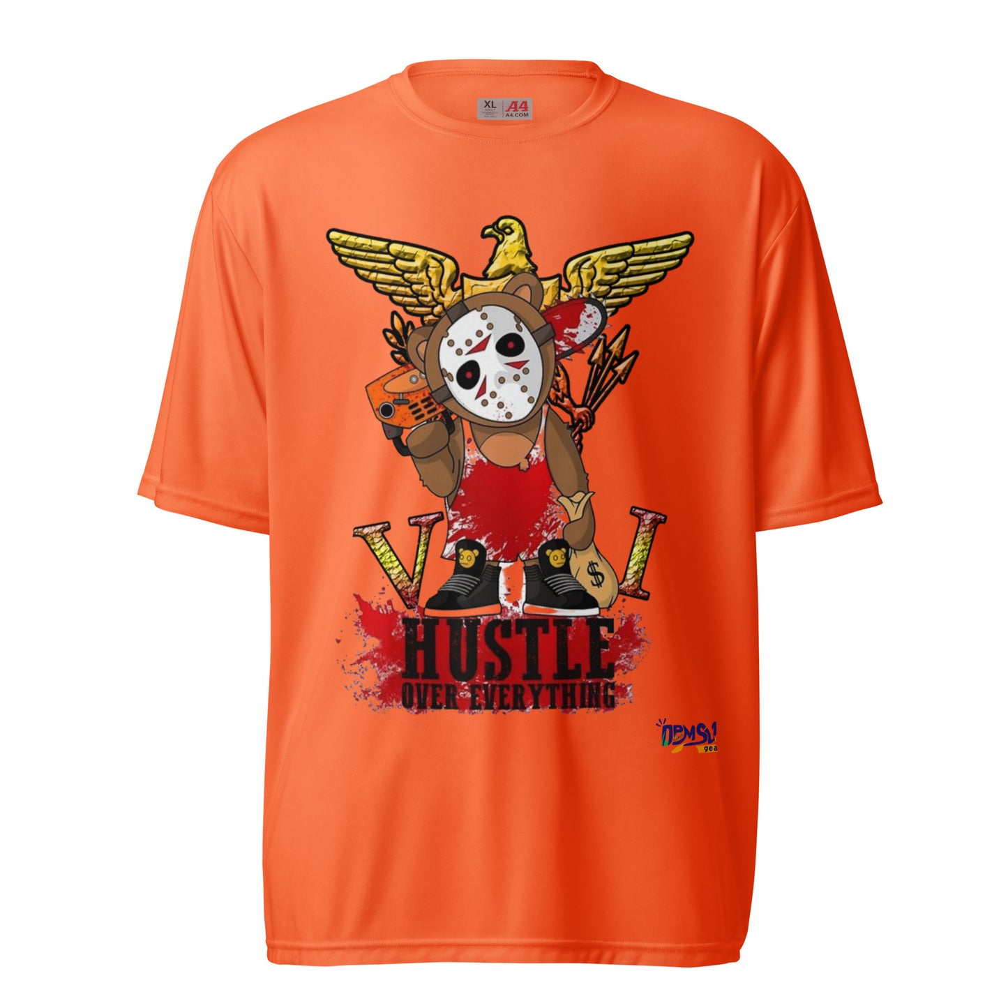 VI Hustle Unisex performance crew neck t-shirt