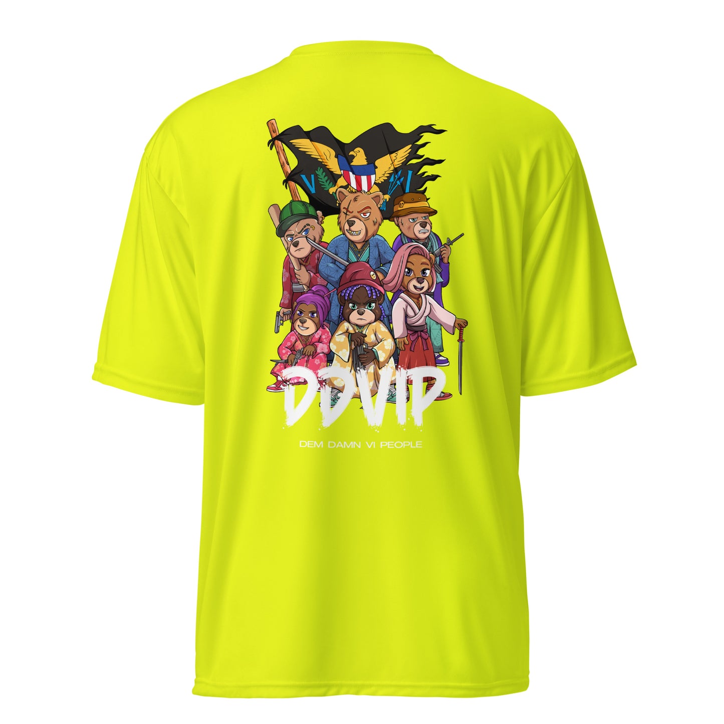 DDVIP Unisex performance crew neck t-shirt