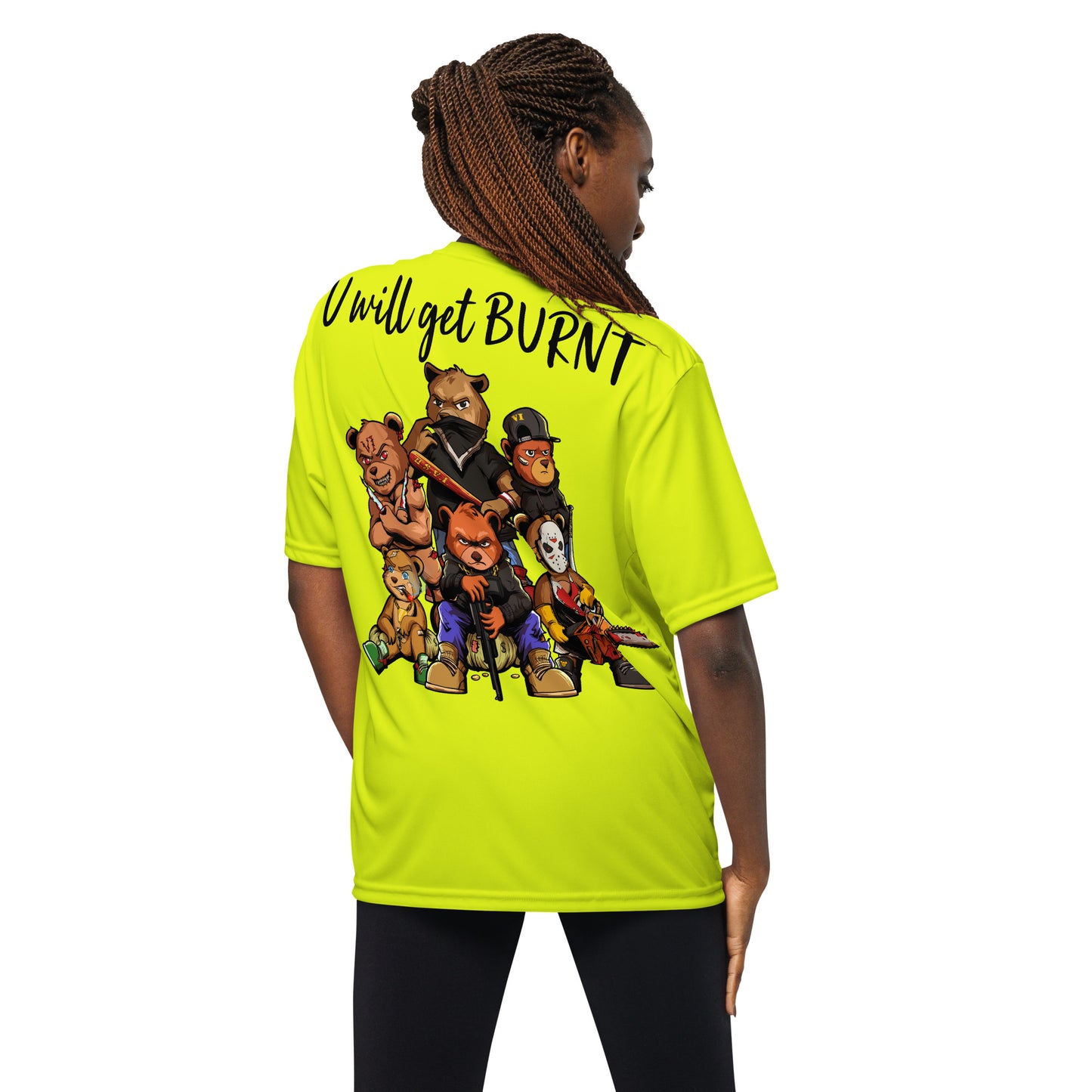 Play w fire Unisex performance crew neck t-shirt