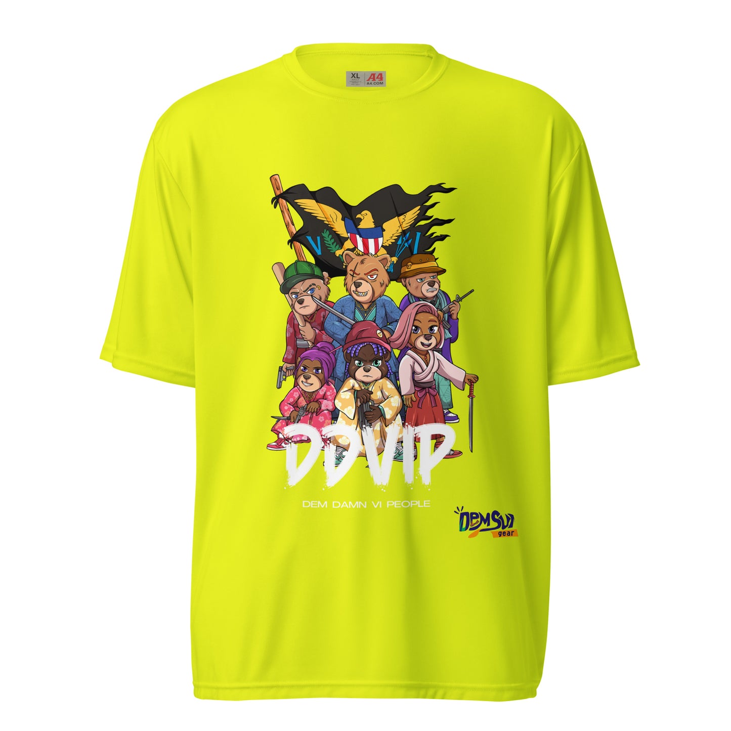 DDVIP Unisex performance crew neck t-shirt