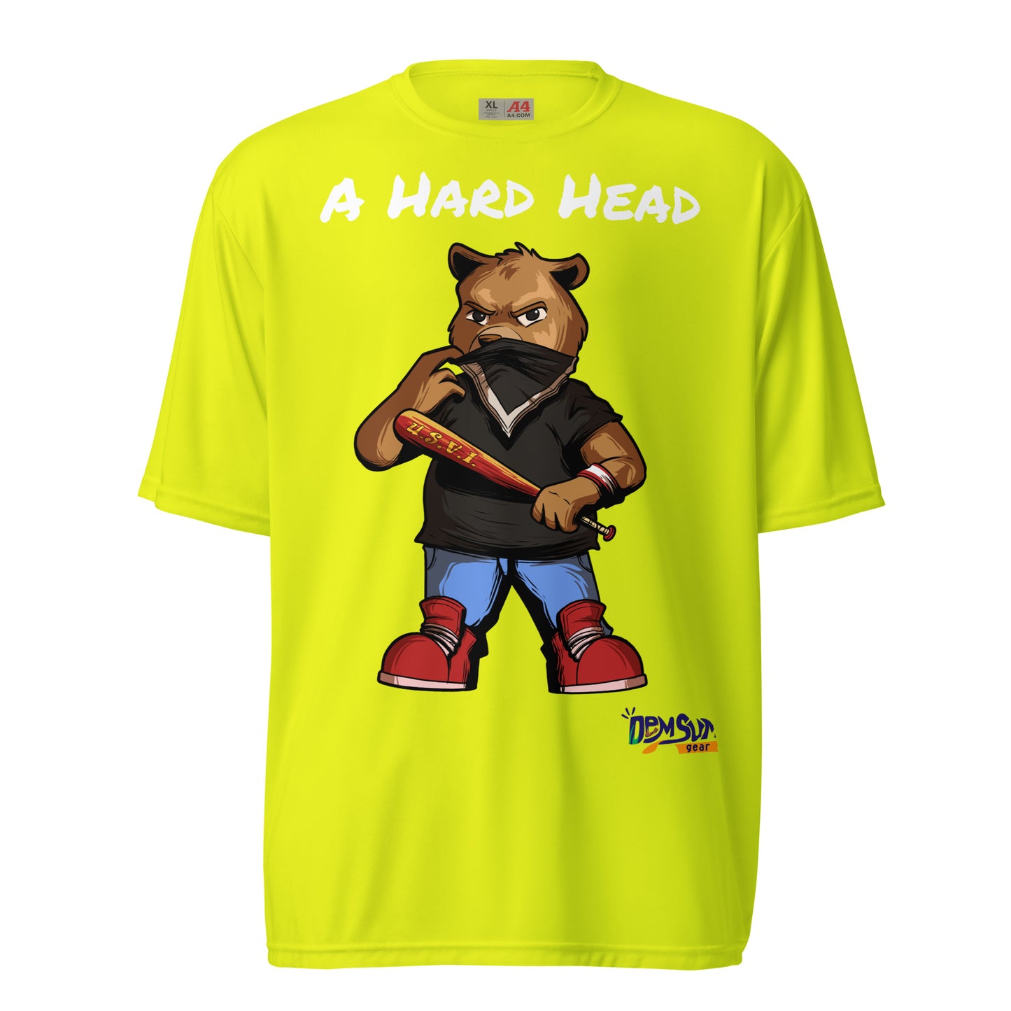 Hard Head Makes a Unisex performance crew neck t-shirt