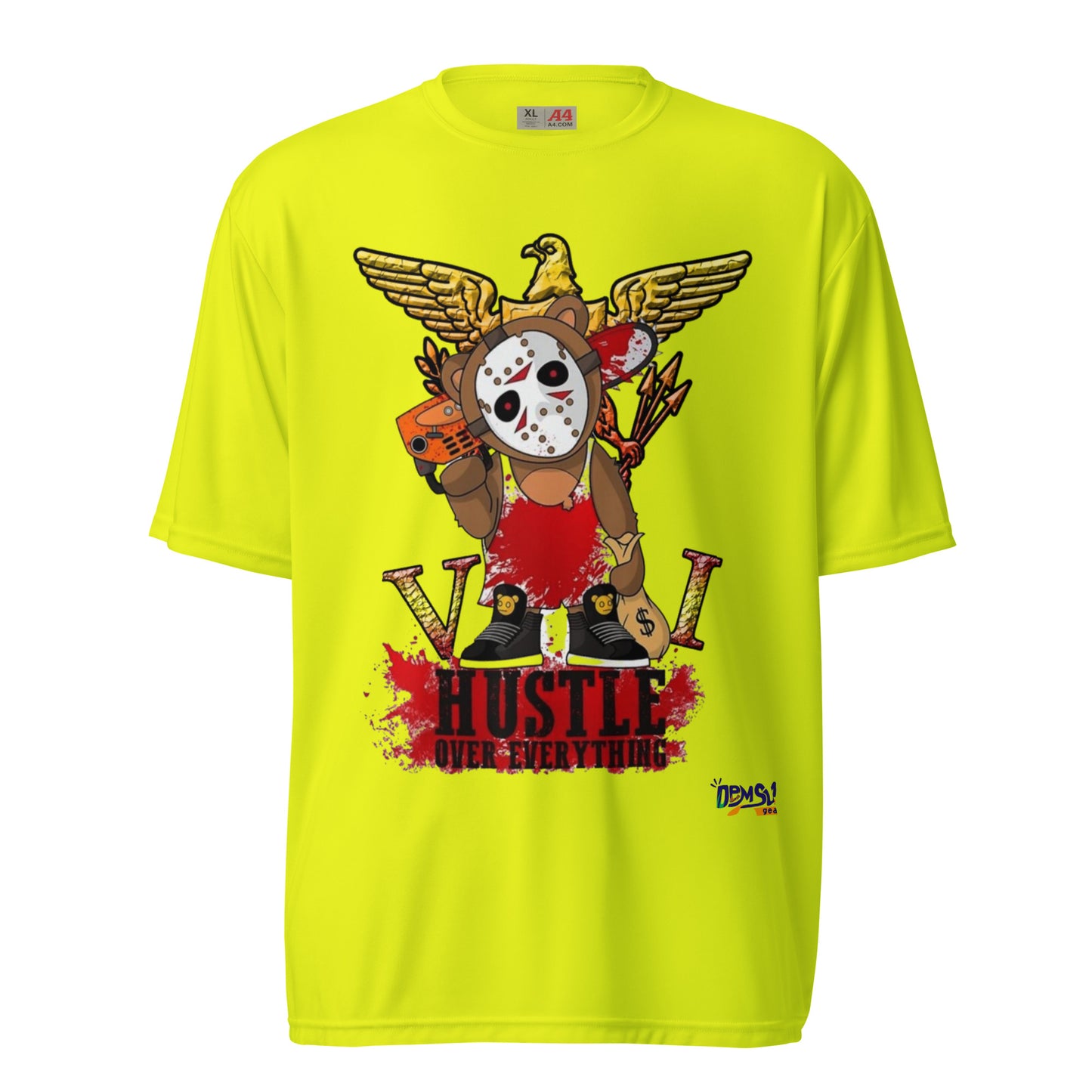 VI Hustle Unisex performance crew neck t-shirt