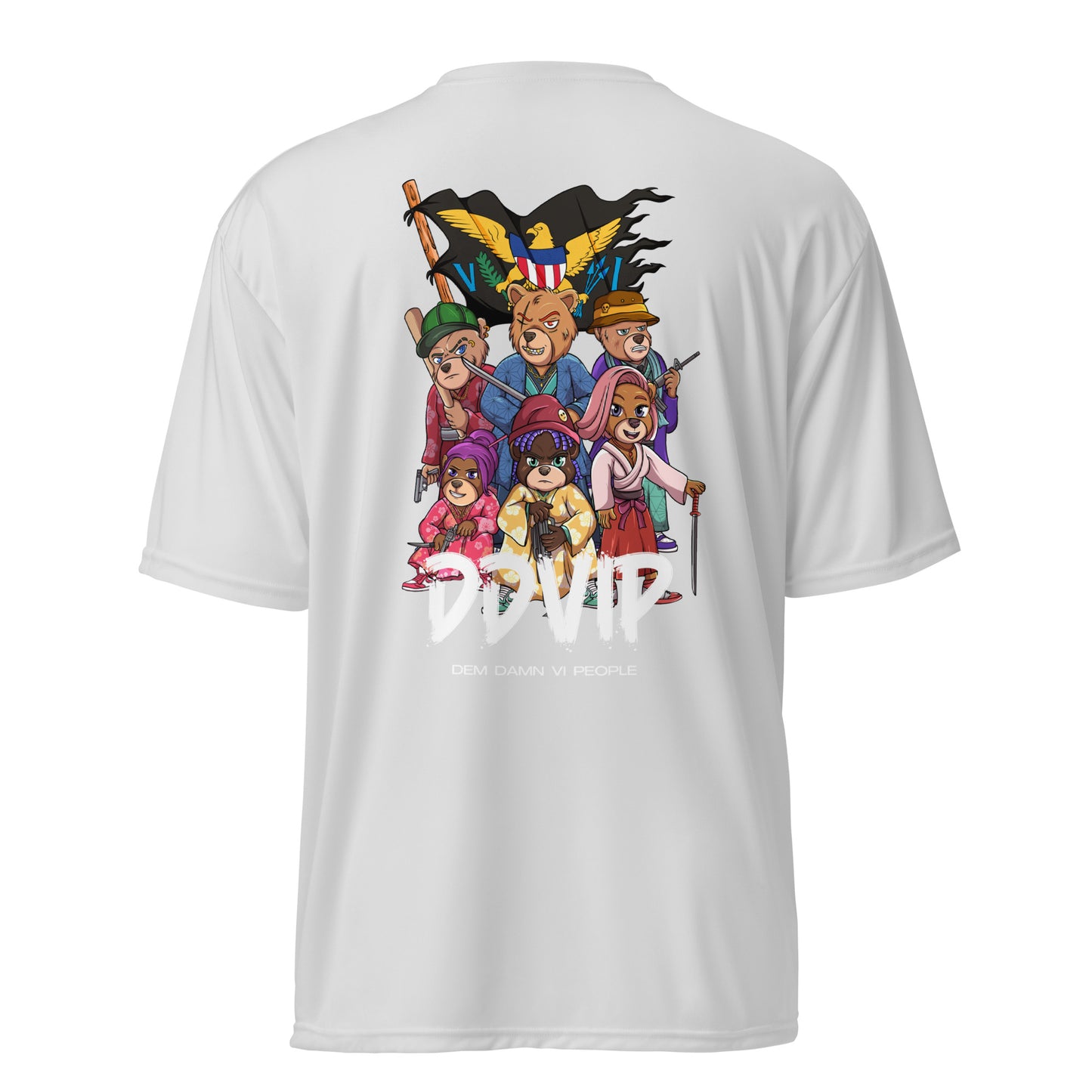 DDVIP Unisex performance crew neck t-shirt