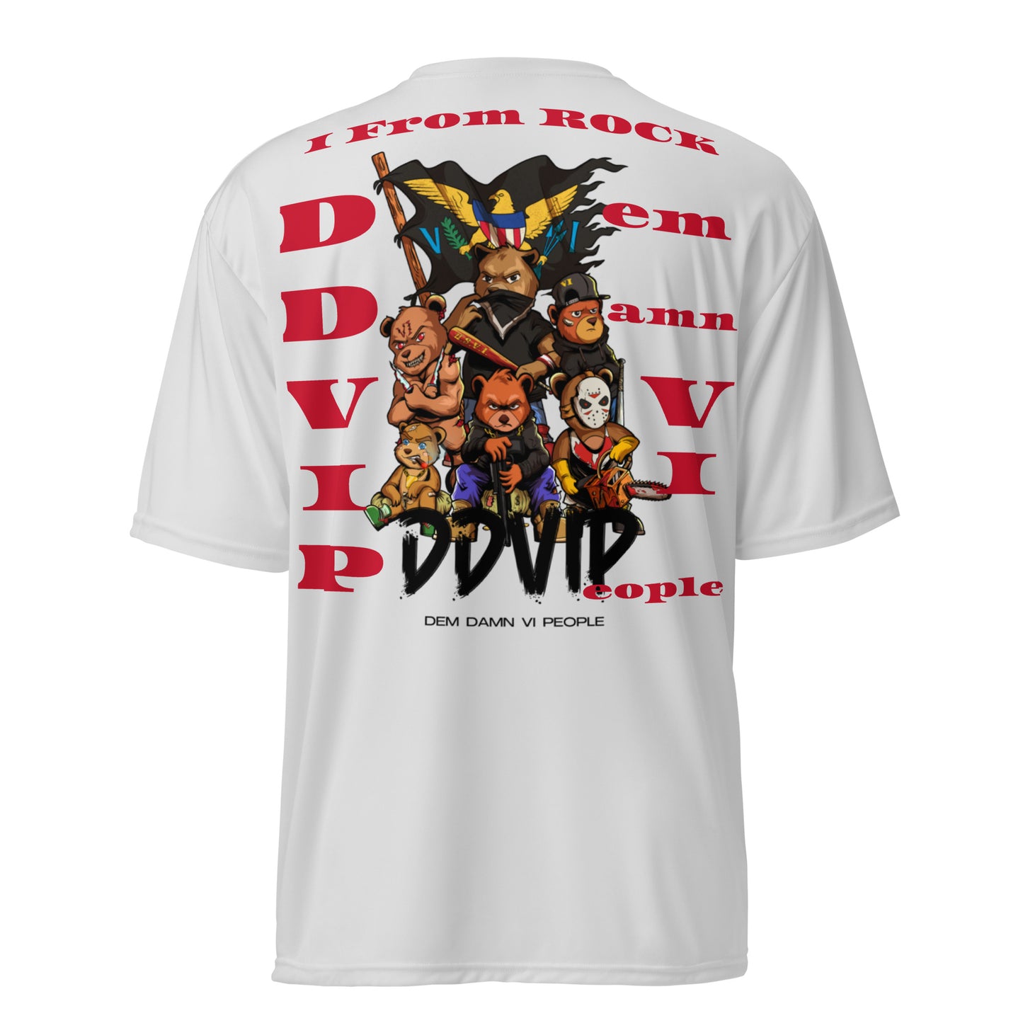 DDVIP Unisex performance crew neck t-shirt