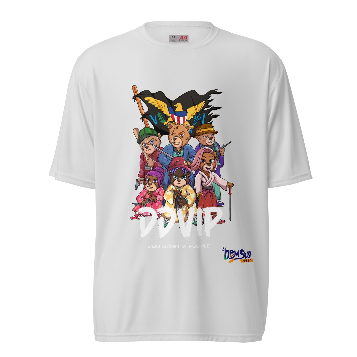 DDVIP Unisex performance crew neck t-shirt