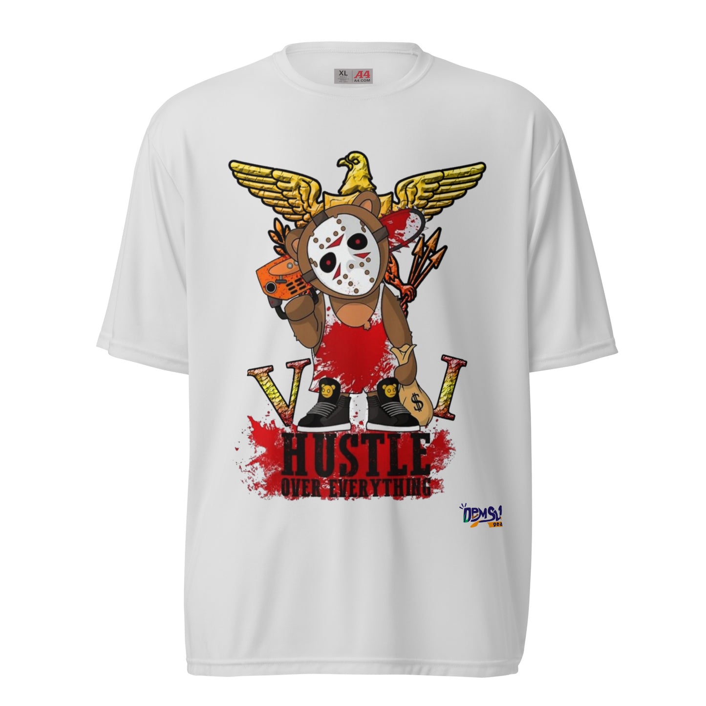 VI Hustle Unisex performance crew neck t-shirt