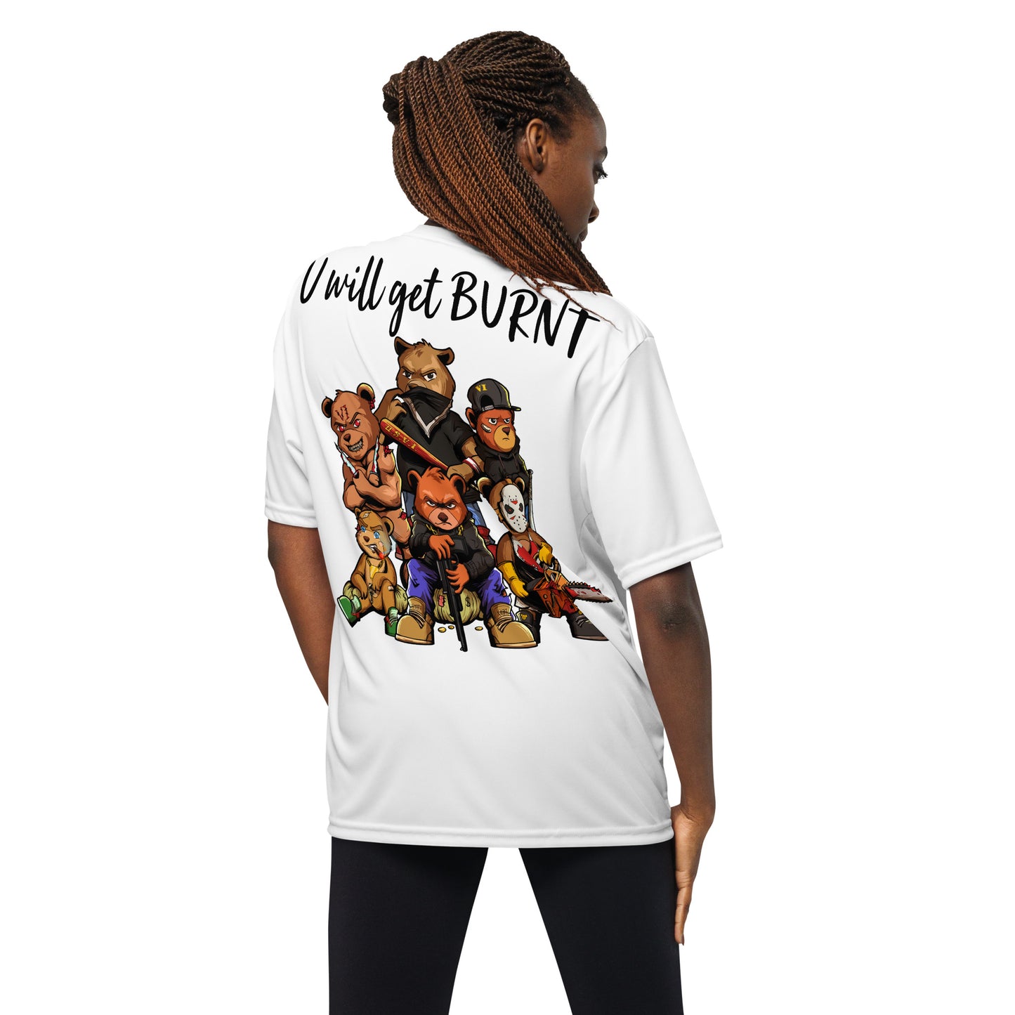 Play w fire Unisex performance crew neck t-shirt