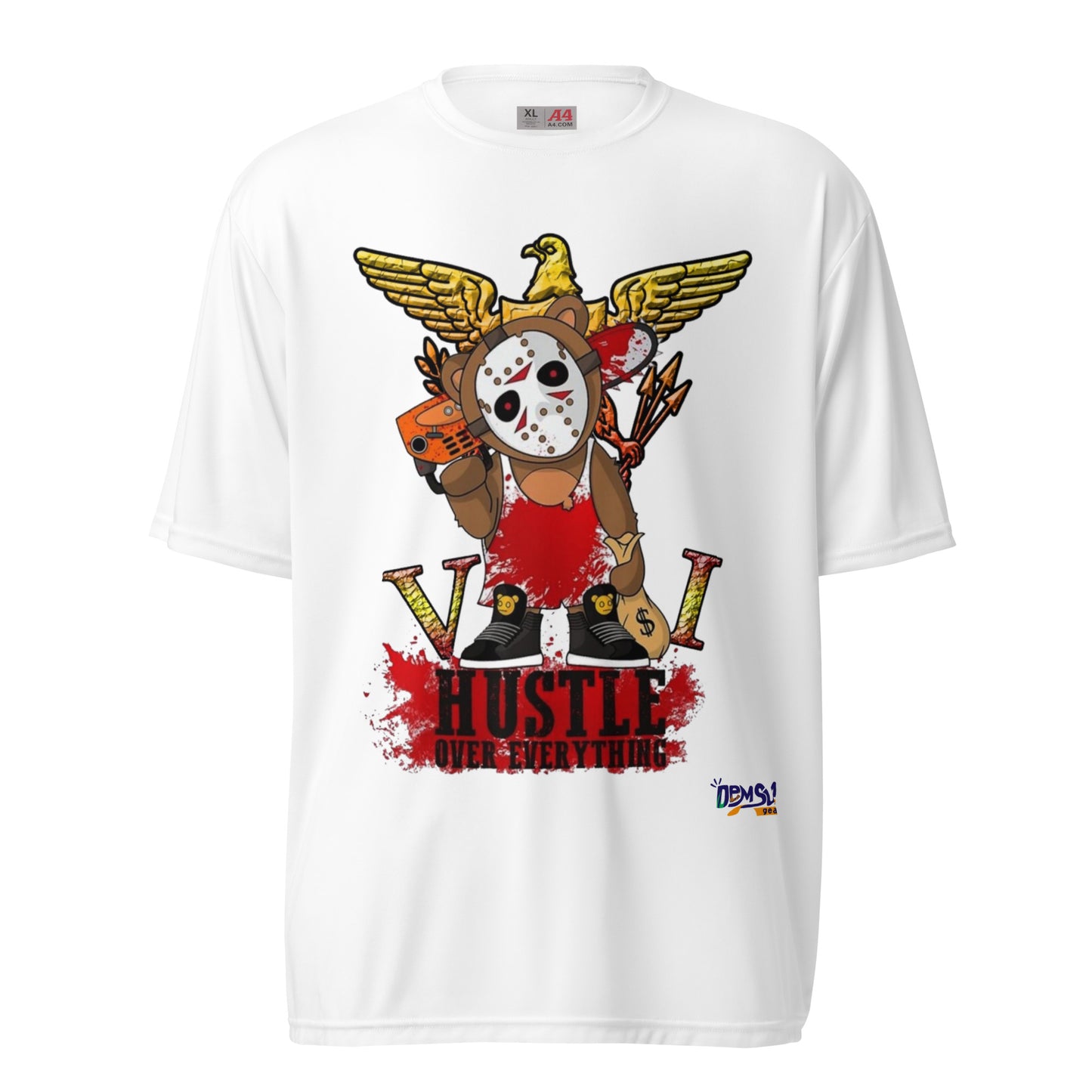 VI Hustle Unisex performance crew neck t-shirt