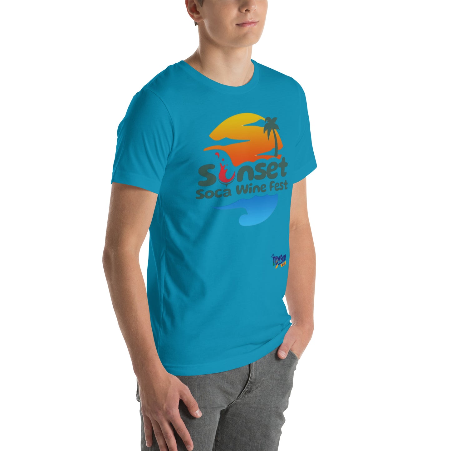 Lions Sunset Soca Unisex t-shirt