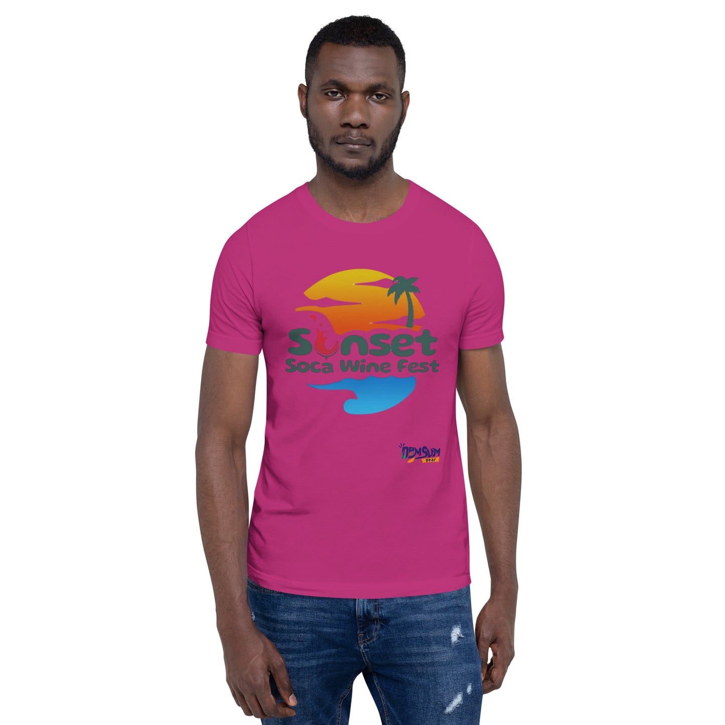 Sunset Soca Unisex t-shirt