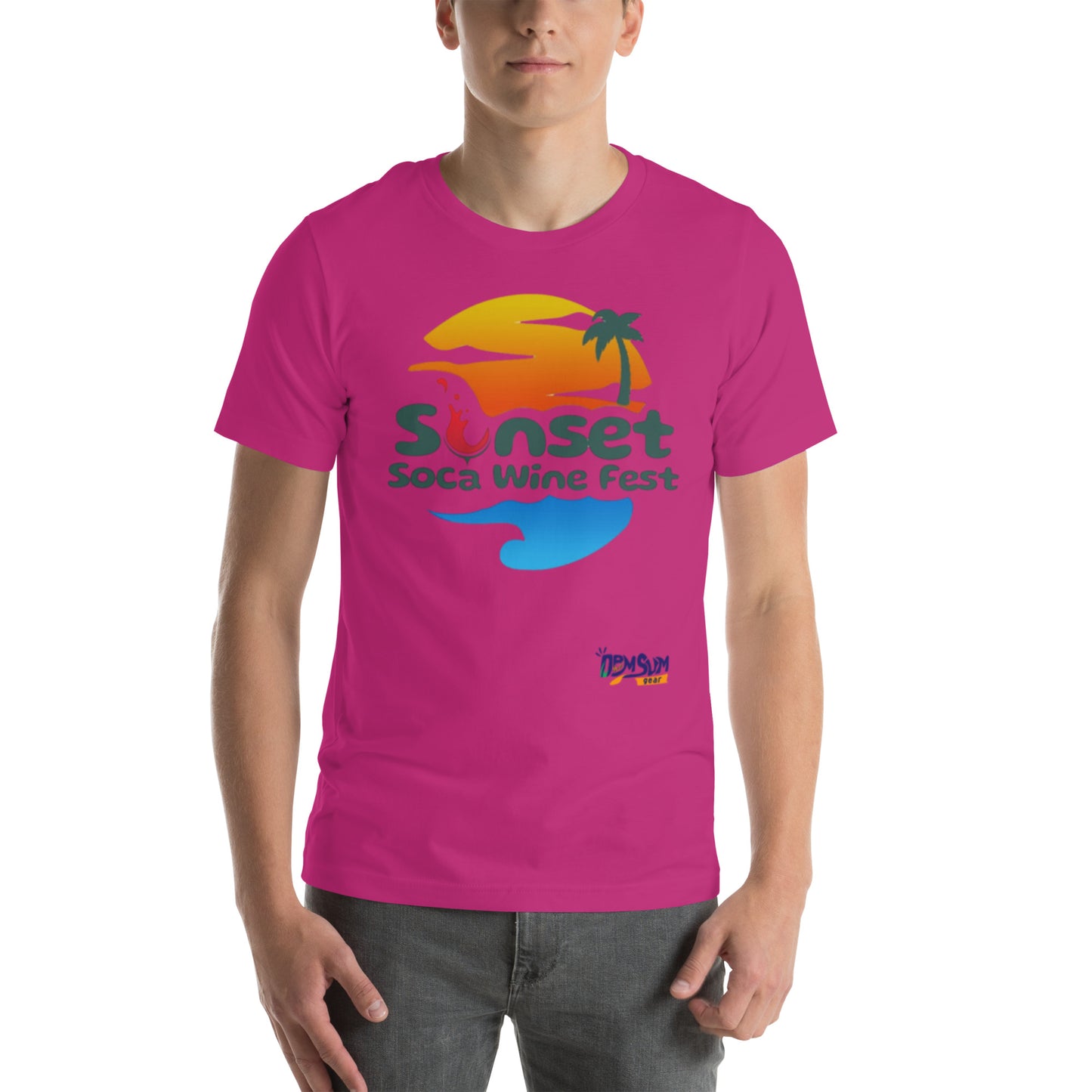 Lions Sunset Soca Unisex t-shirt