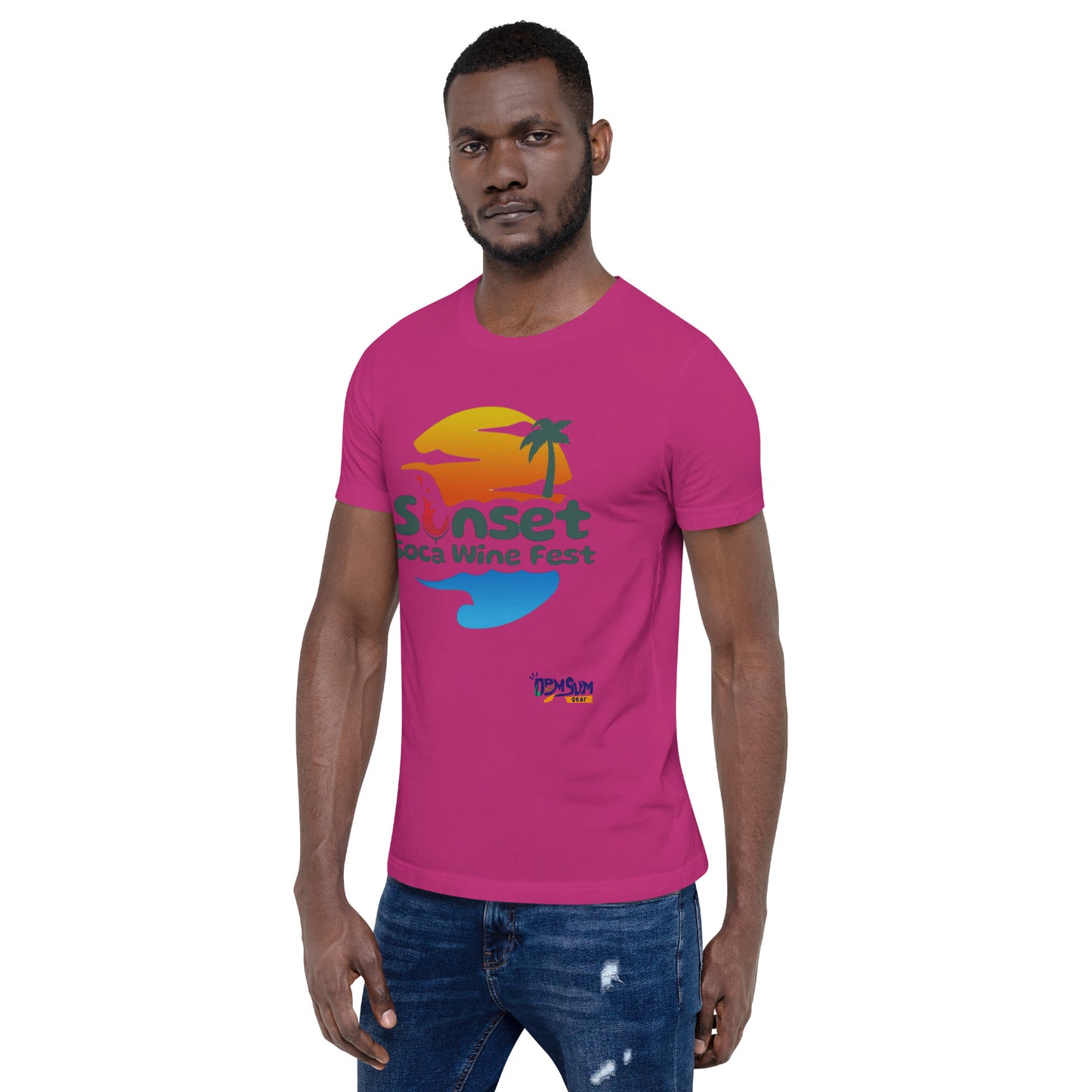 Sunset Soca Unisex t-shirt