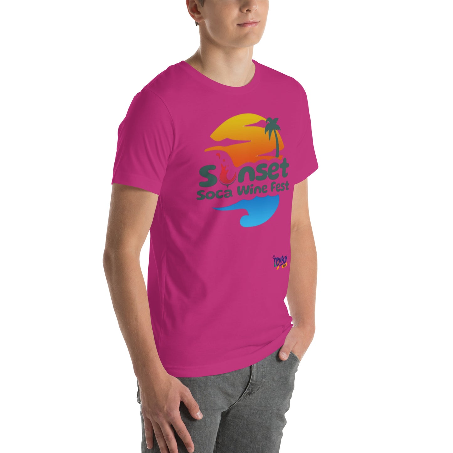 Lions Sunset Soca Unisex t-shirt