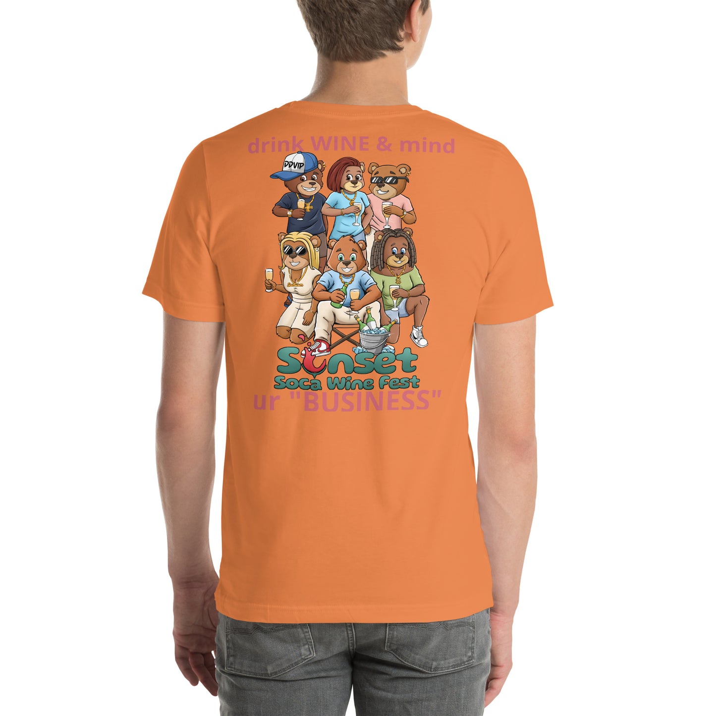 Mind Ur Sunset Soca Unisex t-shirt