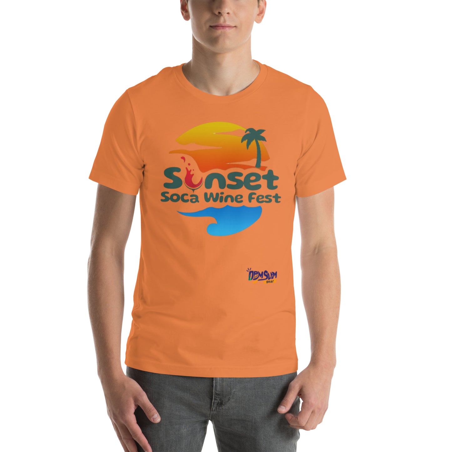 Lions Sunset Soca Unisex t-shirt