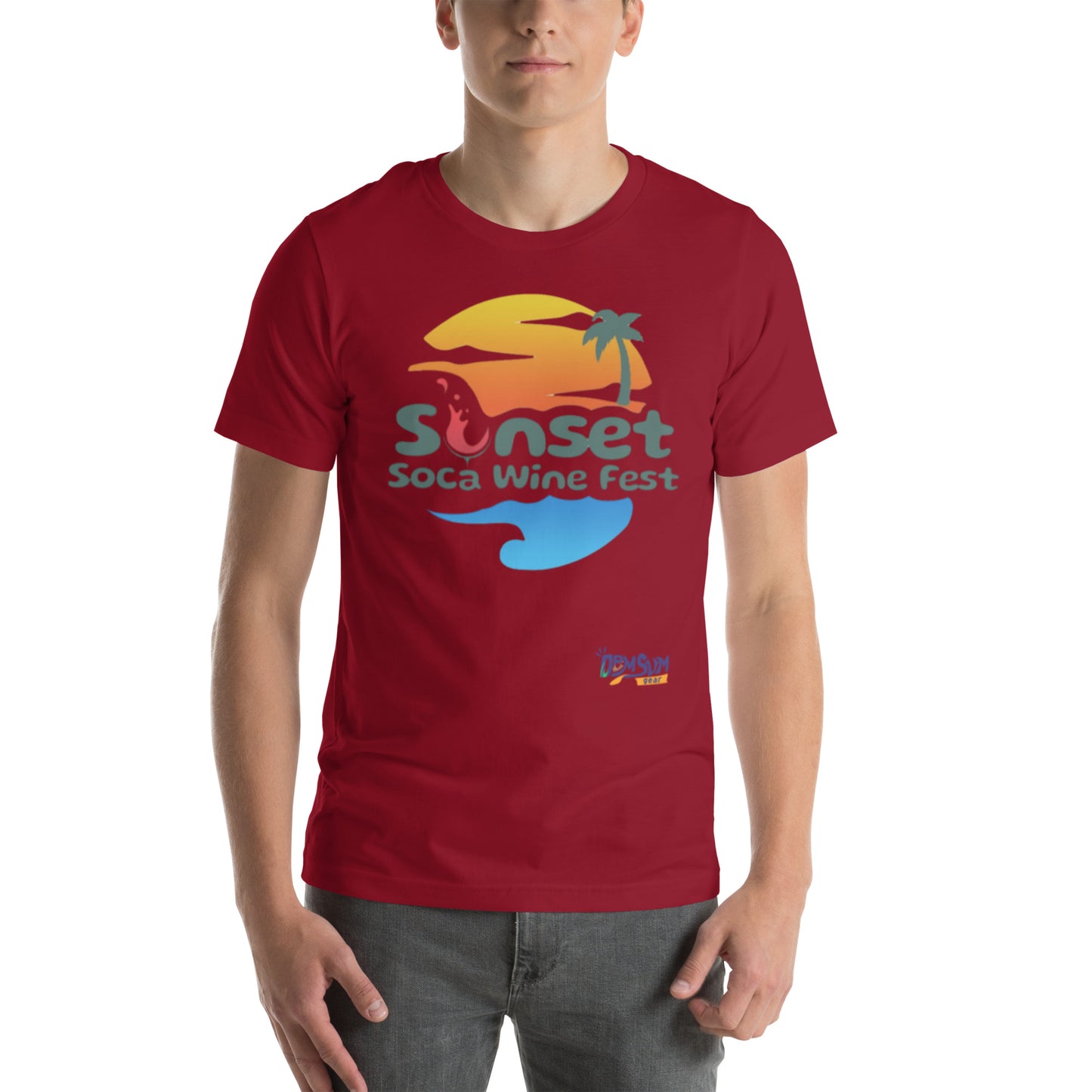Lions Sunset Soca Unisex t-shirt