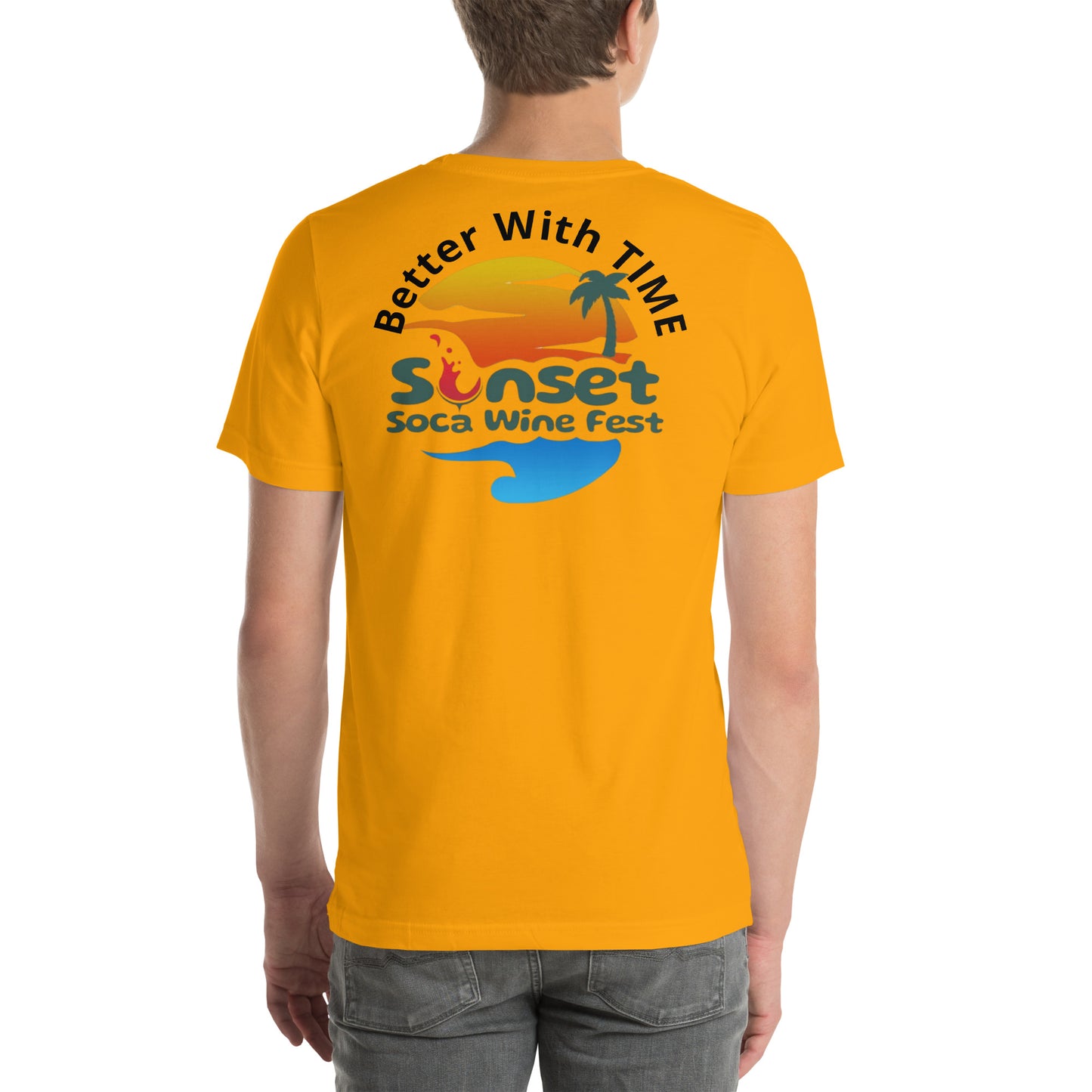Sunset Like wine Unisex t-shirt