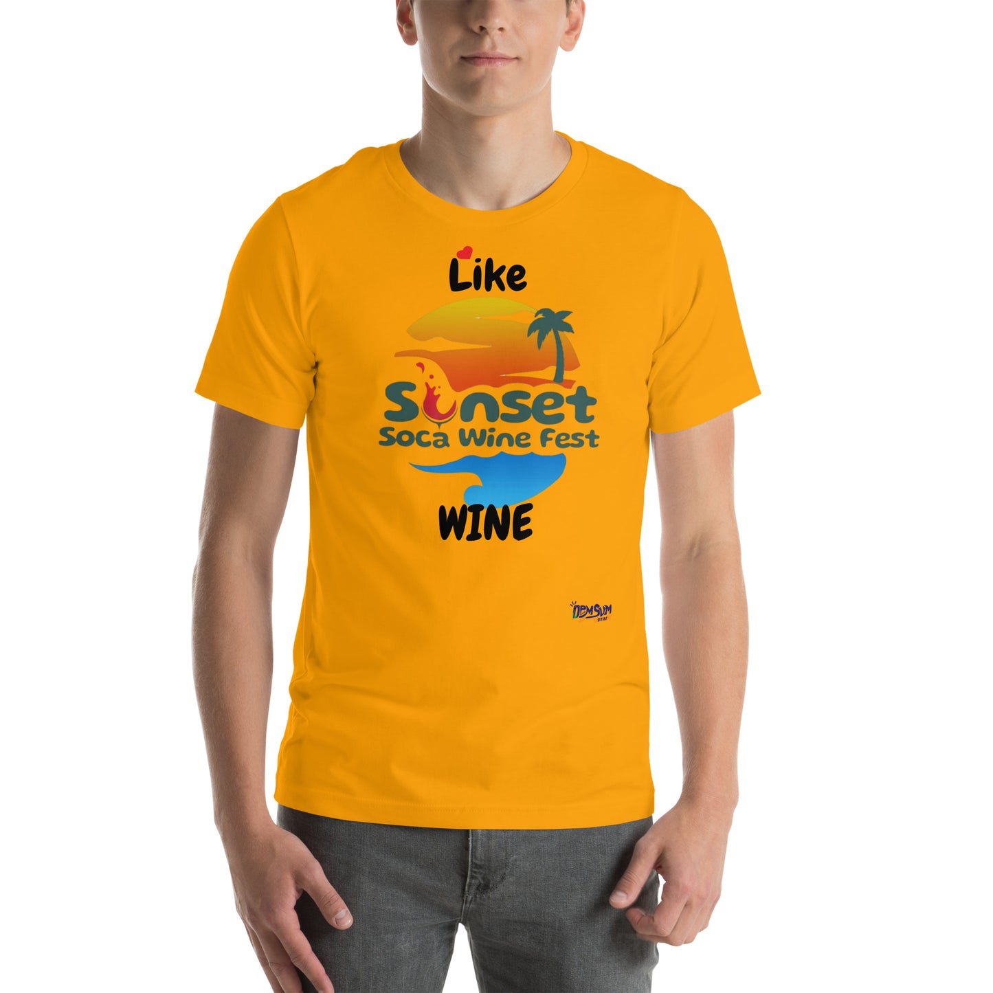 Sunset Like wine Unisex t-shirt
