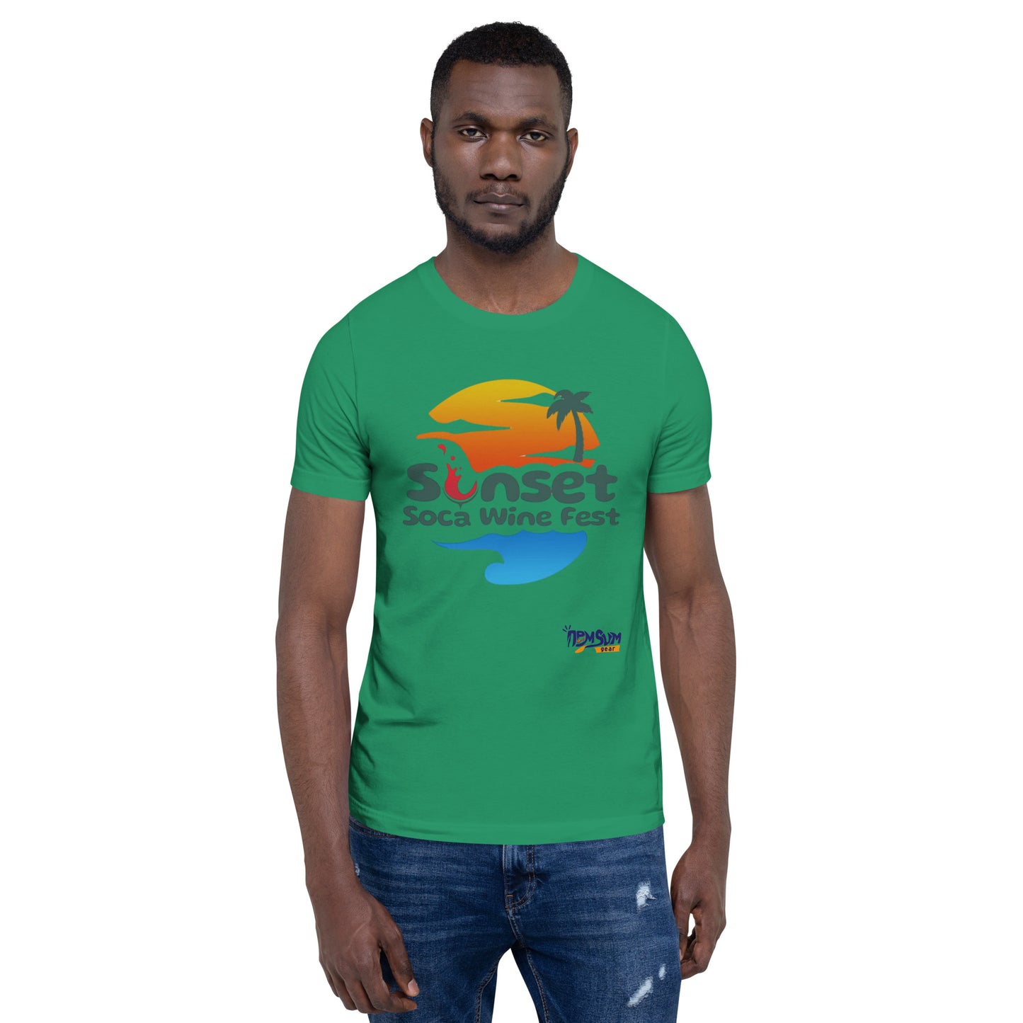 Sunset Soca Unisex t-shirt