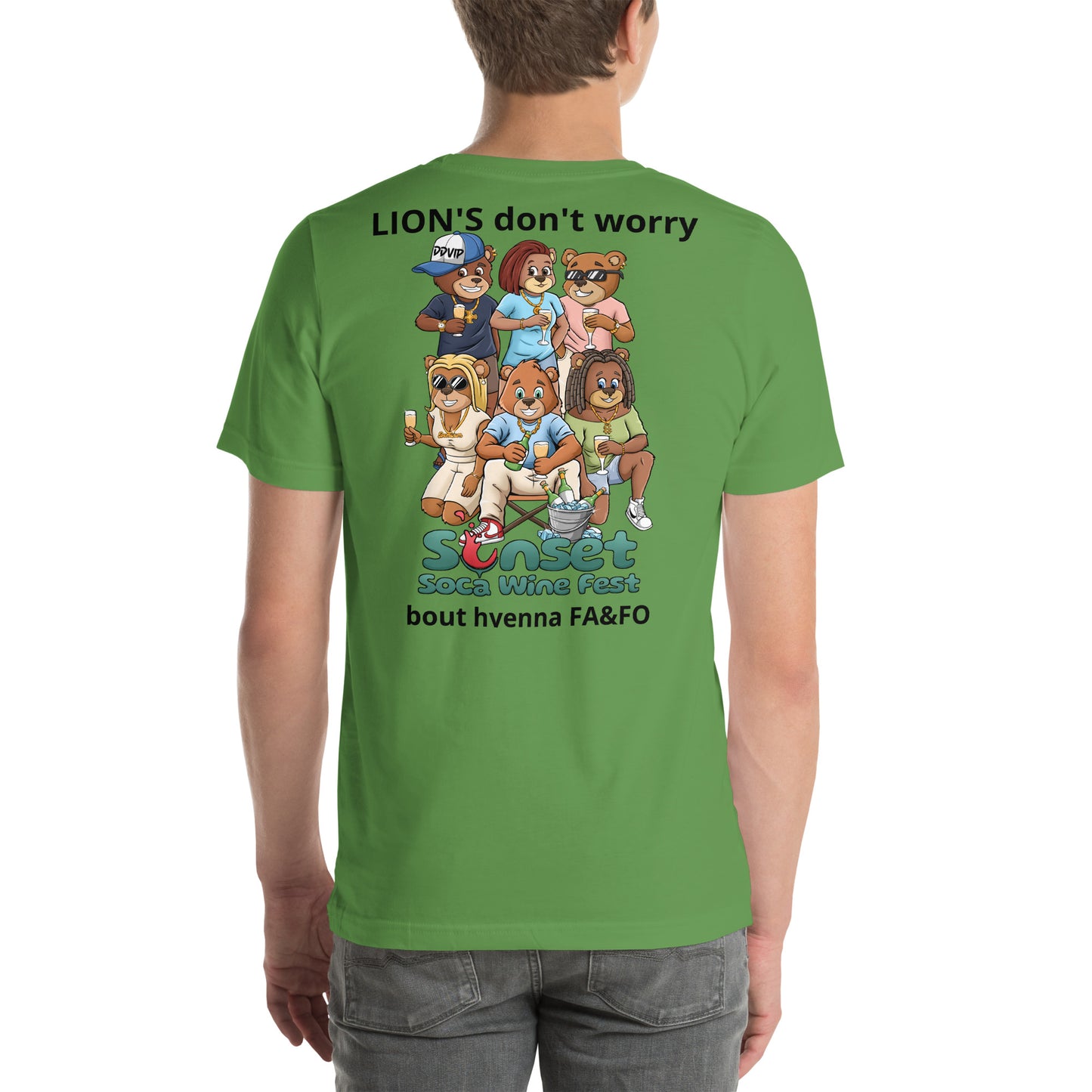 Lions Don't Sunset Soca Unisex t-shirt