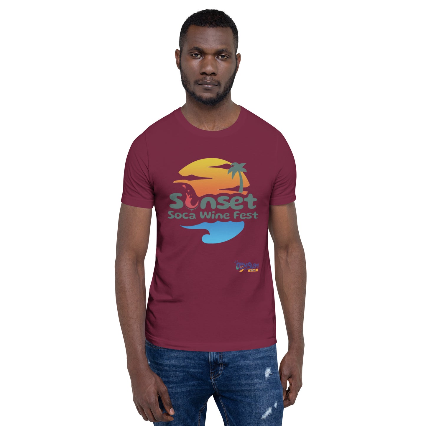 Sunset Soca Unisex t-shirt
