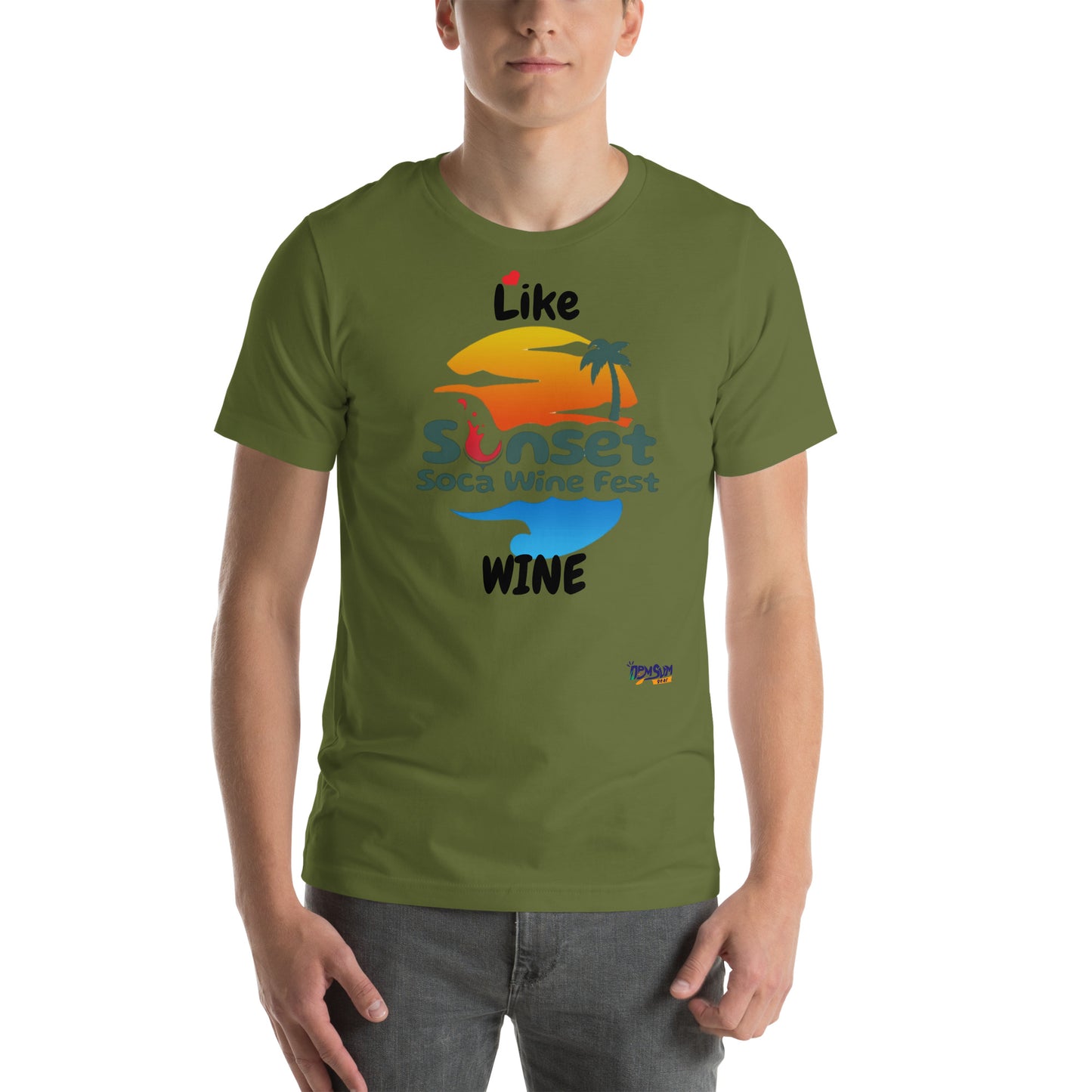 Sunset Like wine Unisex t-shirt
