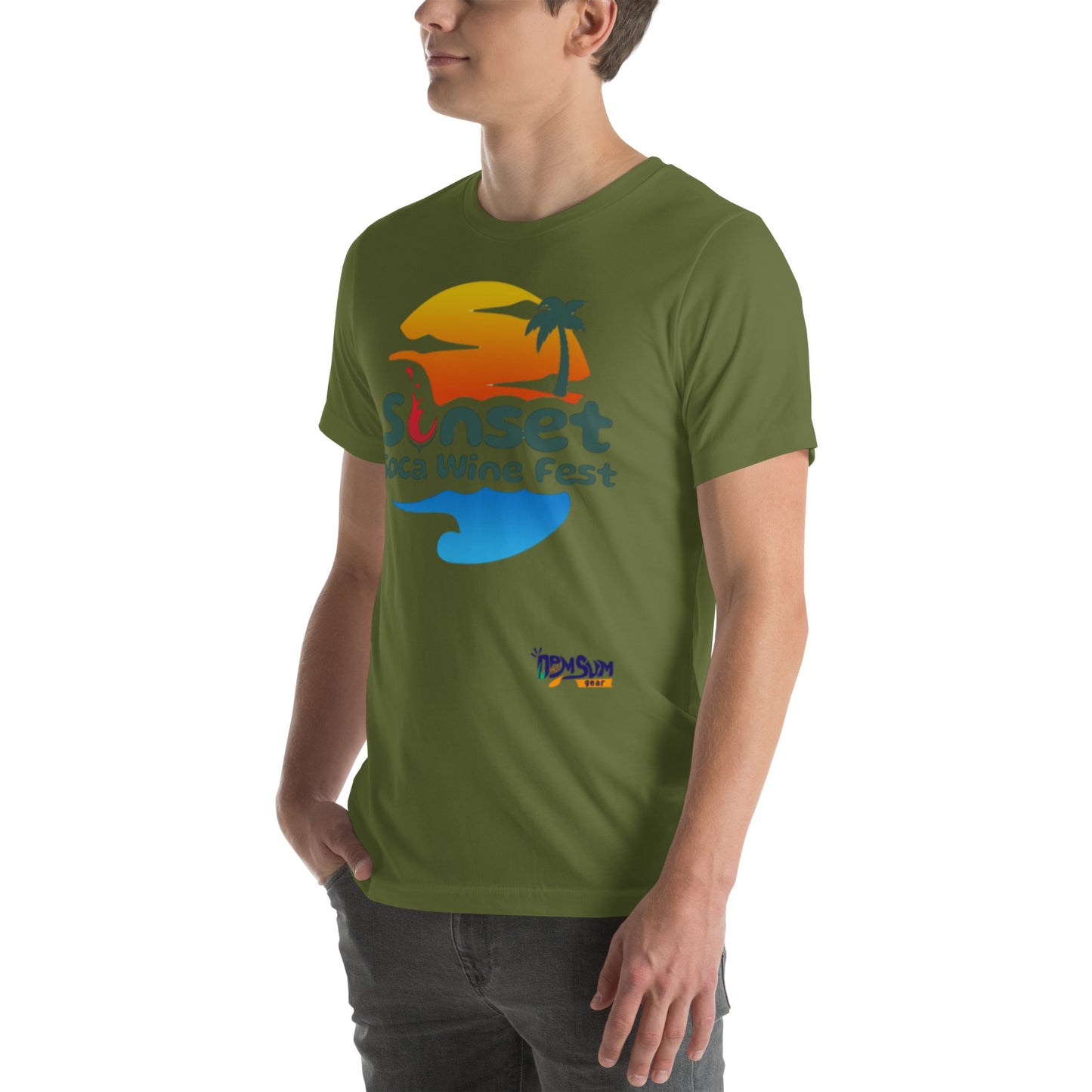 Lions Sunset Soca Unisex t-shirt