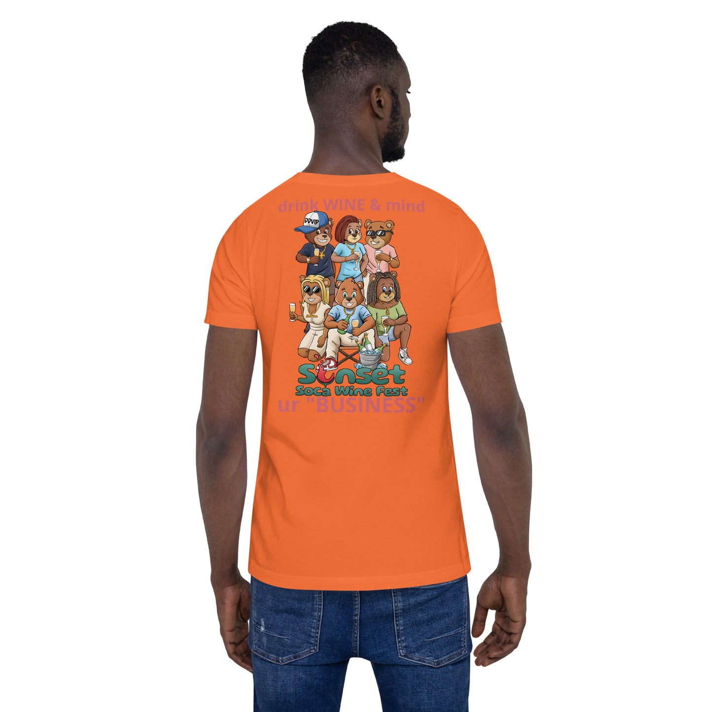 Sunset Soca Unisex t-shirt