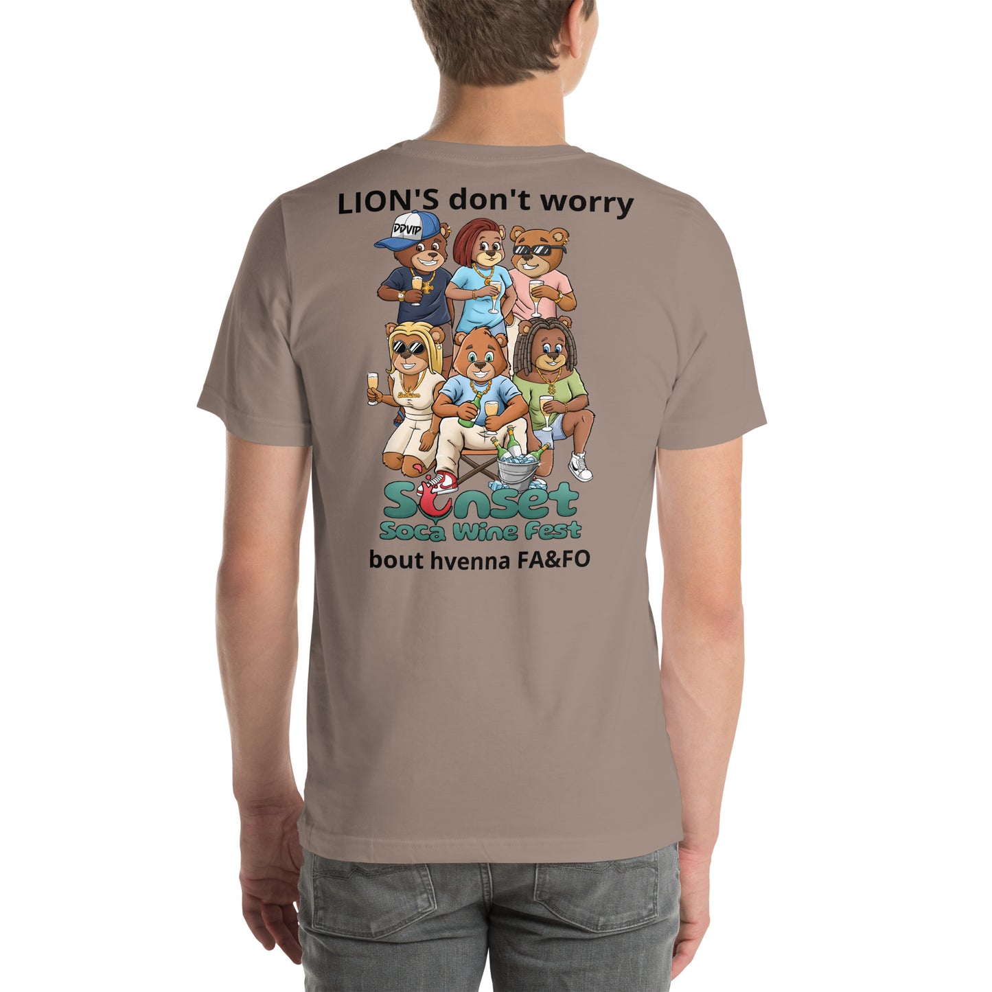 Lions Sunset Soca Unisex t-shirt