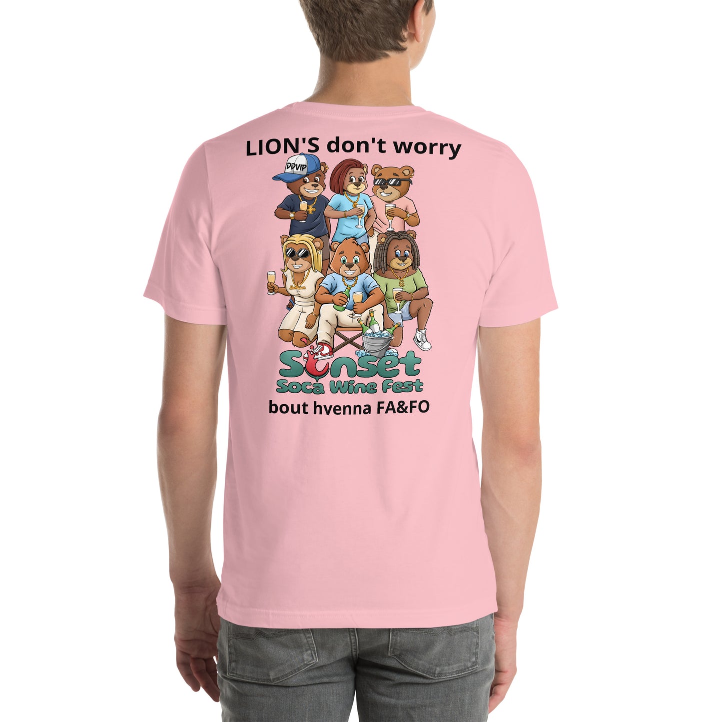 Lions Sunset Soca Unisex t-shirt