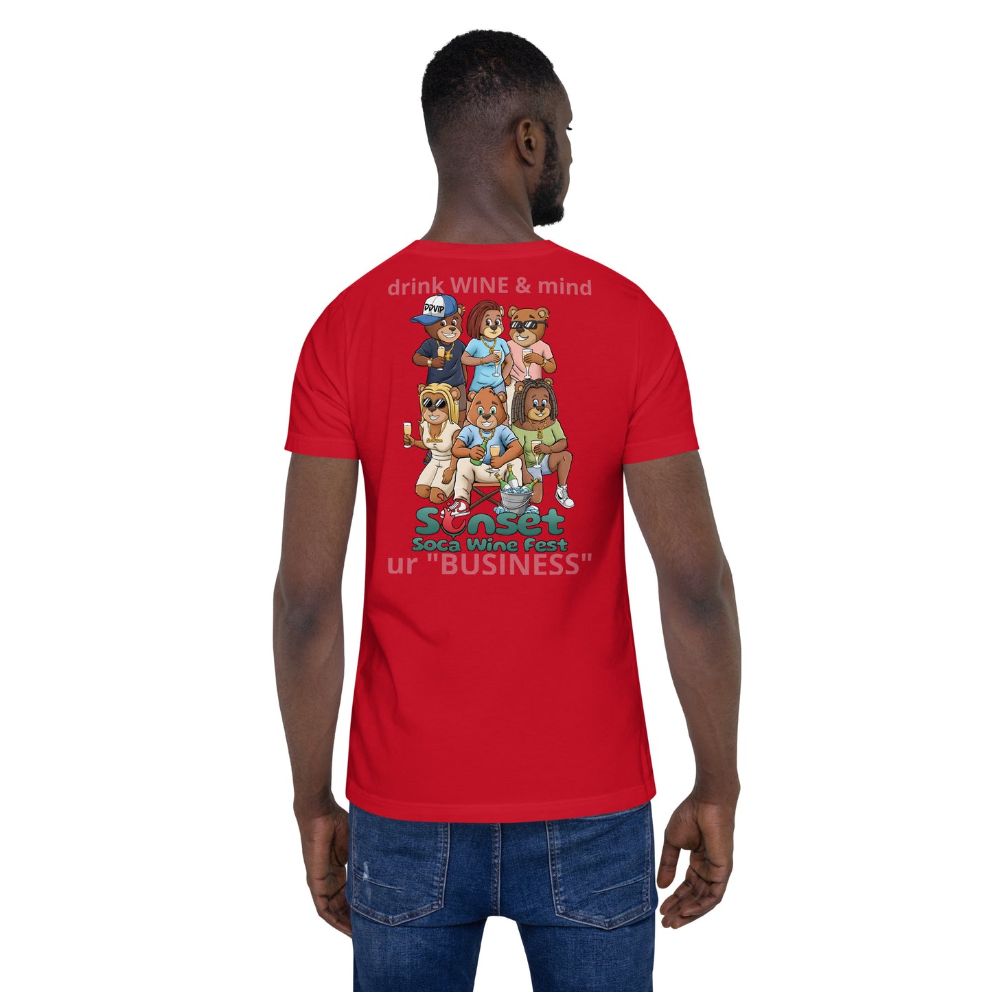 Sunset Soca Unisex t-shirt