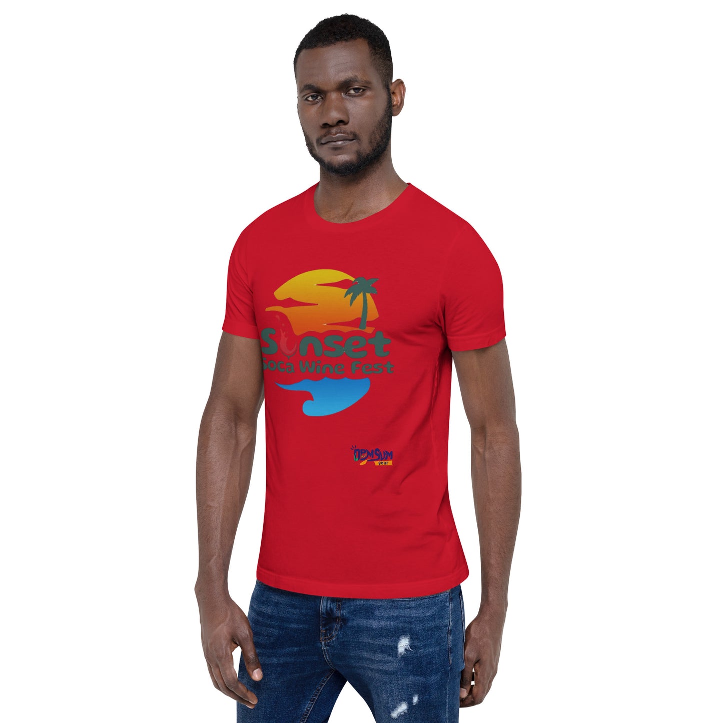 Sunset Soca Unisex t-shirt