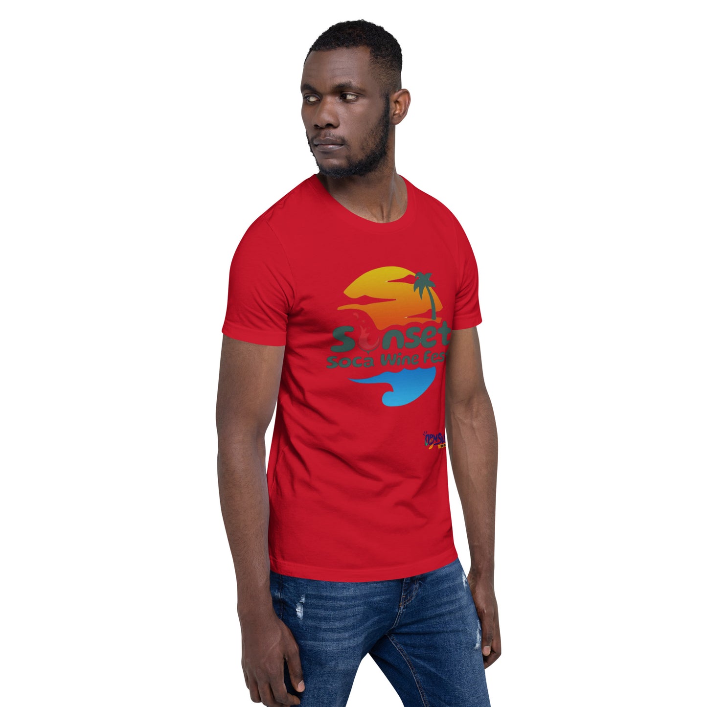 Sunset Soca Unisex t-shirt