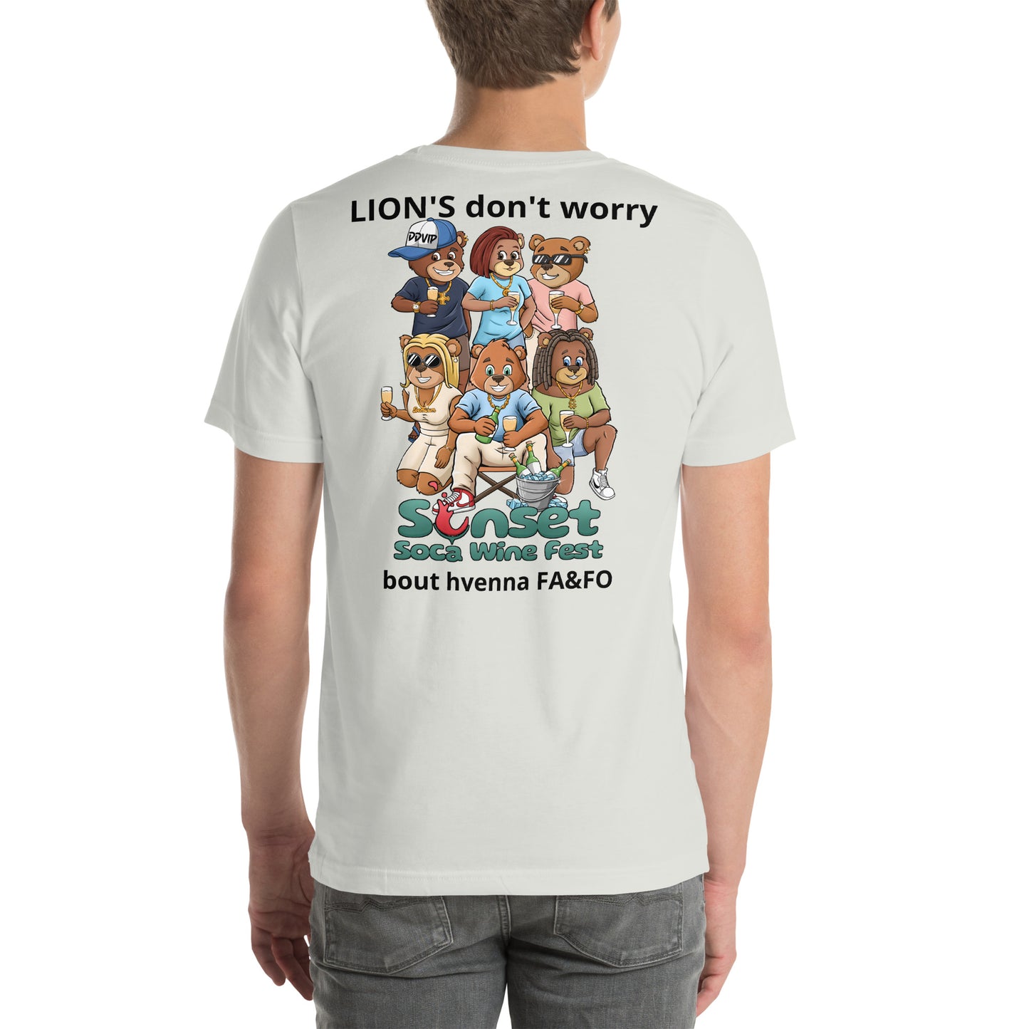 Lions Sunset Soca Unisex t-shirt