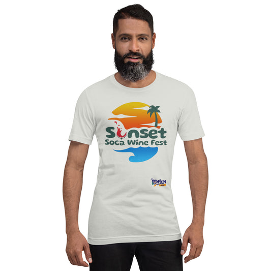 Lions Sunset Soca Unisex t-shirt