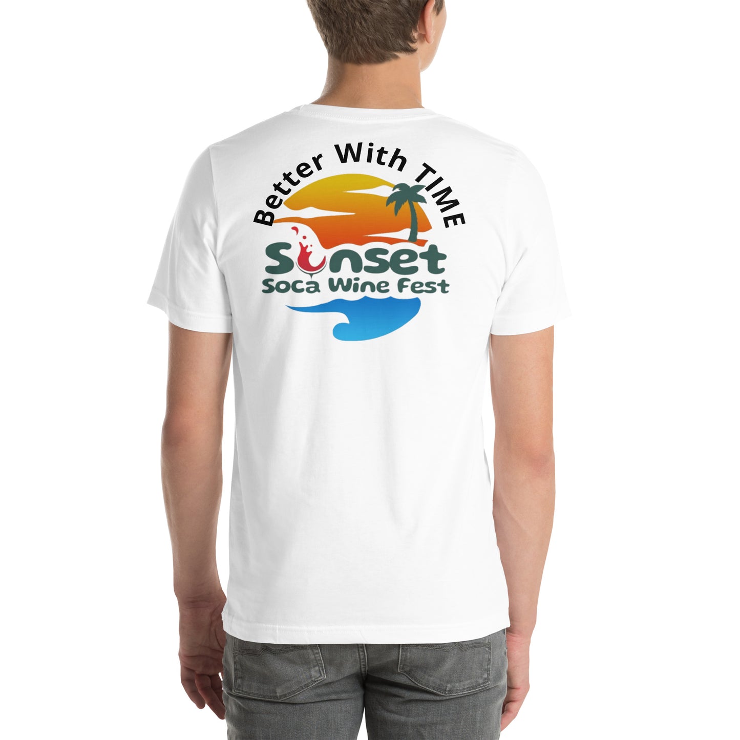 Sunset Like wine Unisex t-shirt