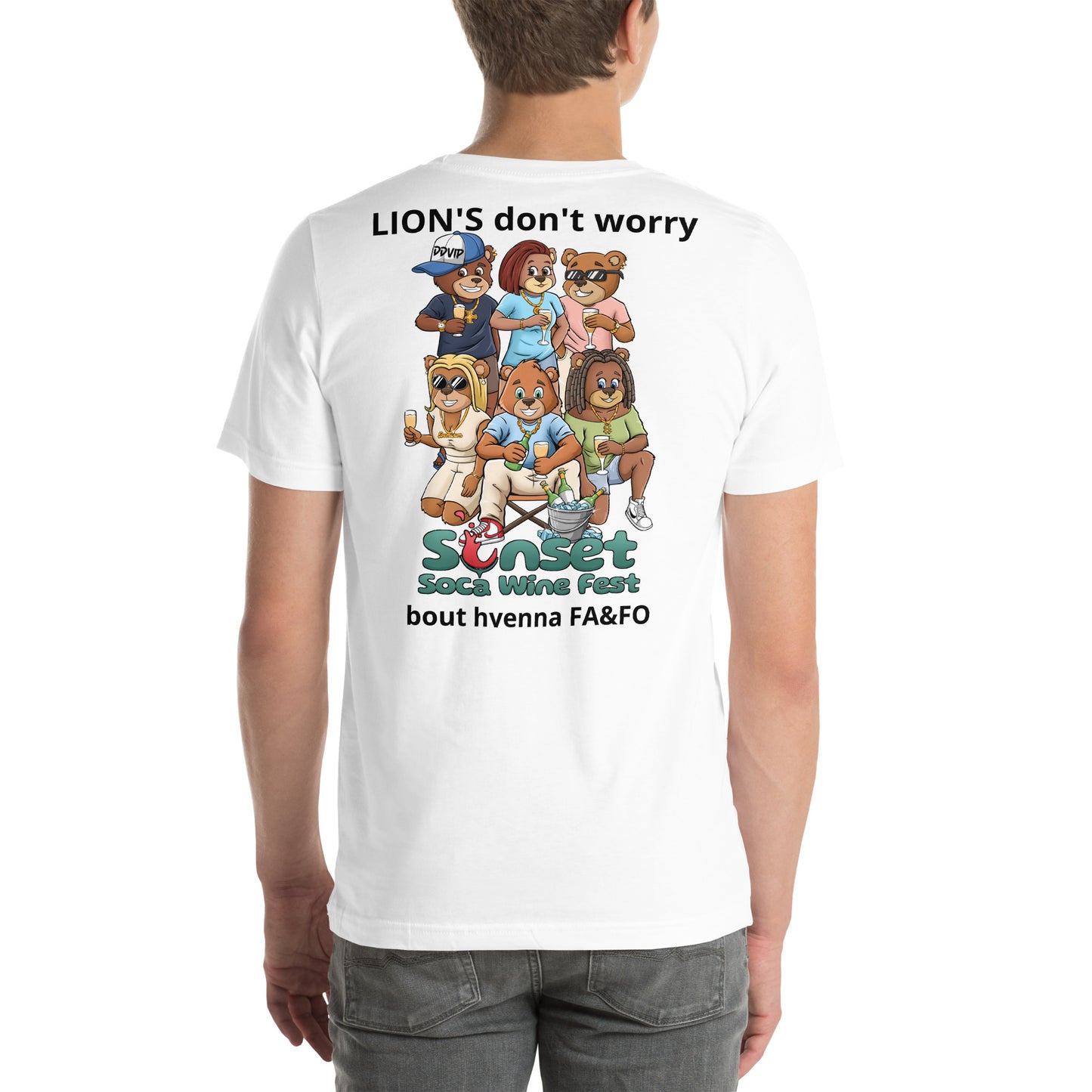 Lions Don't Sunset Soca Unisex t-shirt