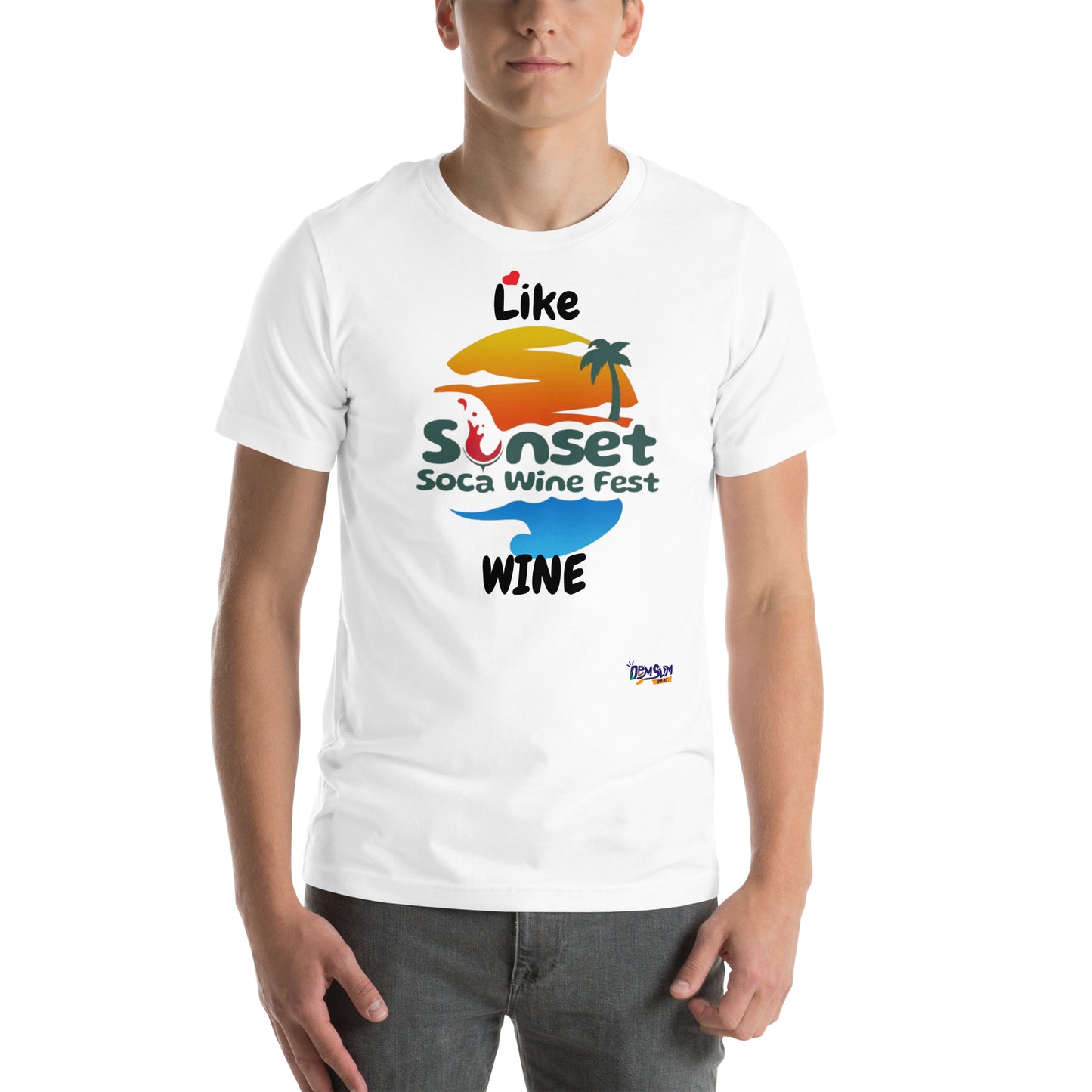 Sunset Like wine Unisex t-shirt