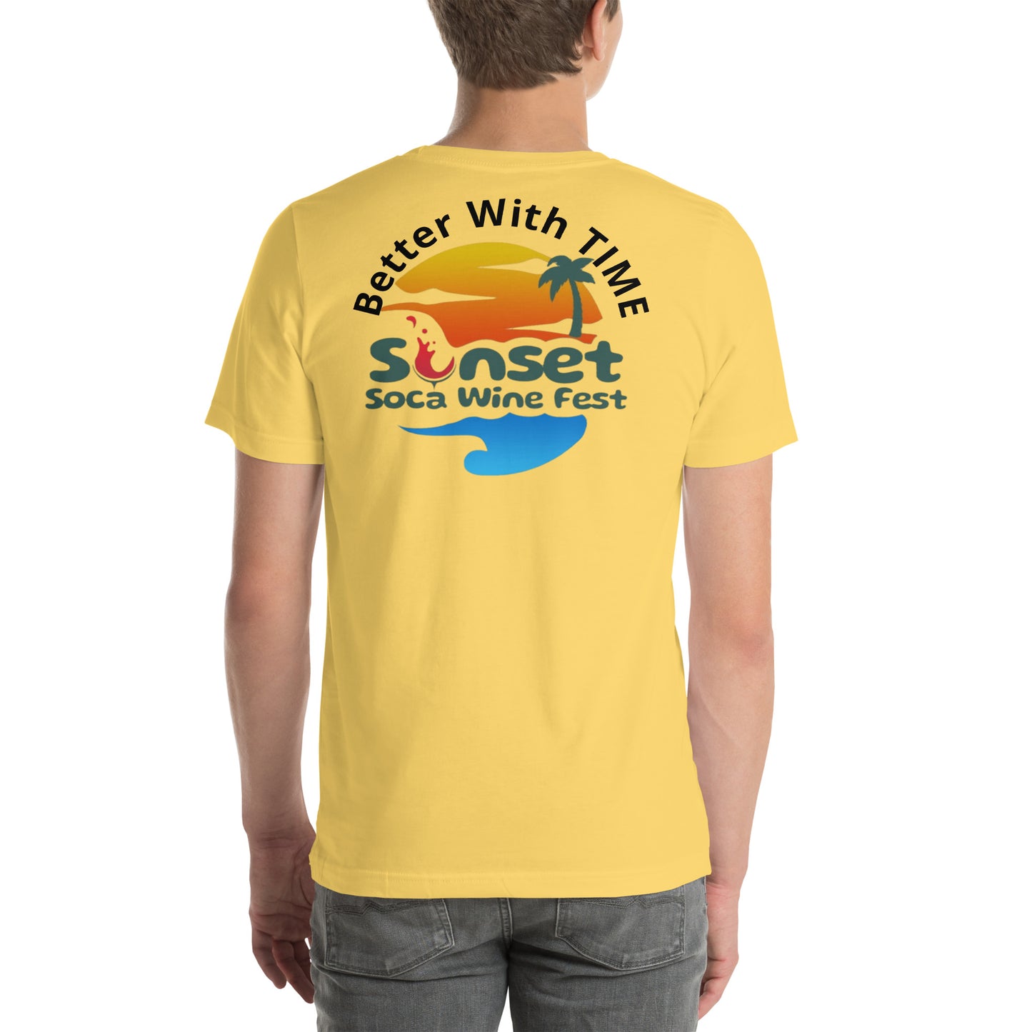 Sunset Like wine Unisex t-shirt