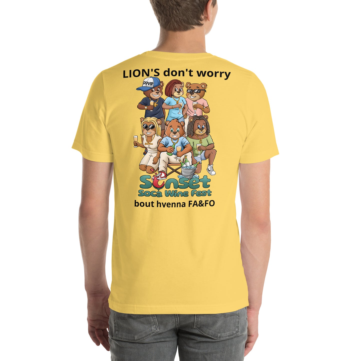 Lions Sunset Soca Unisex t-shirt